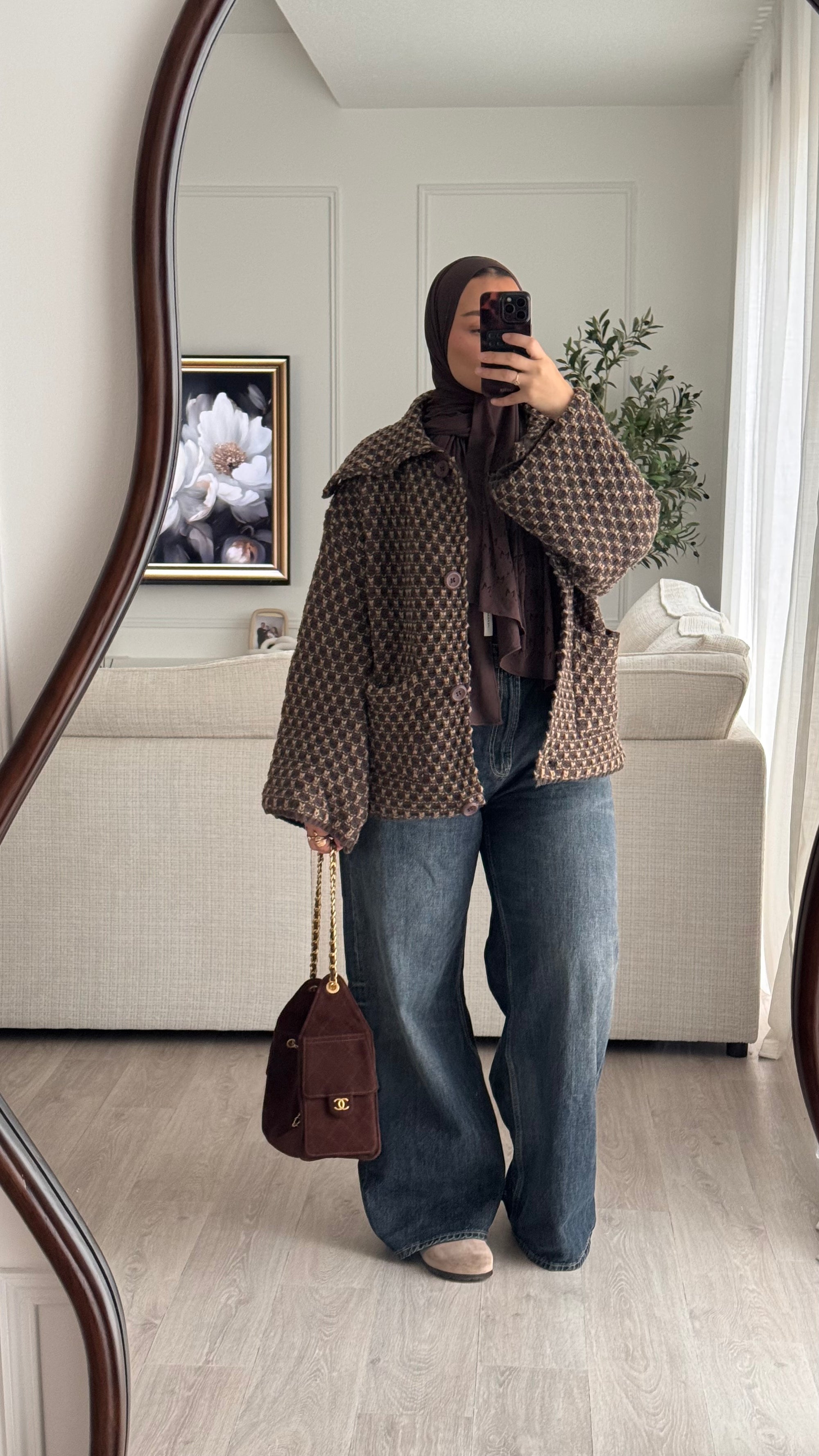 Gilet tricot | Chocolat