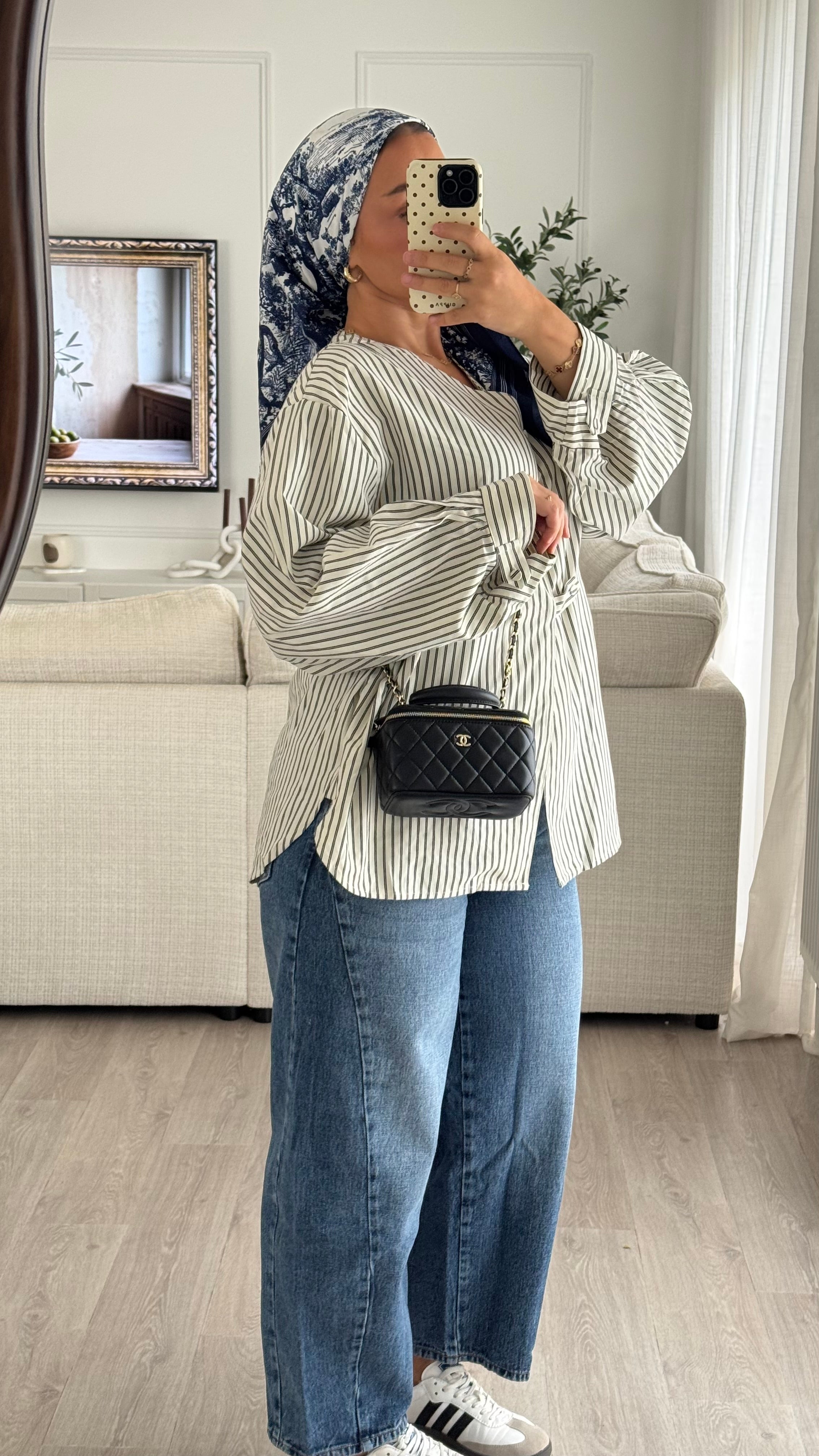 Chemise rayée | bleu