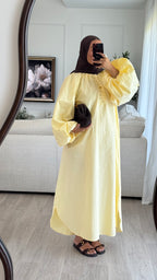 Robe 100% cotton | Jaune