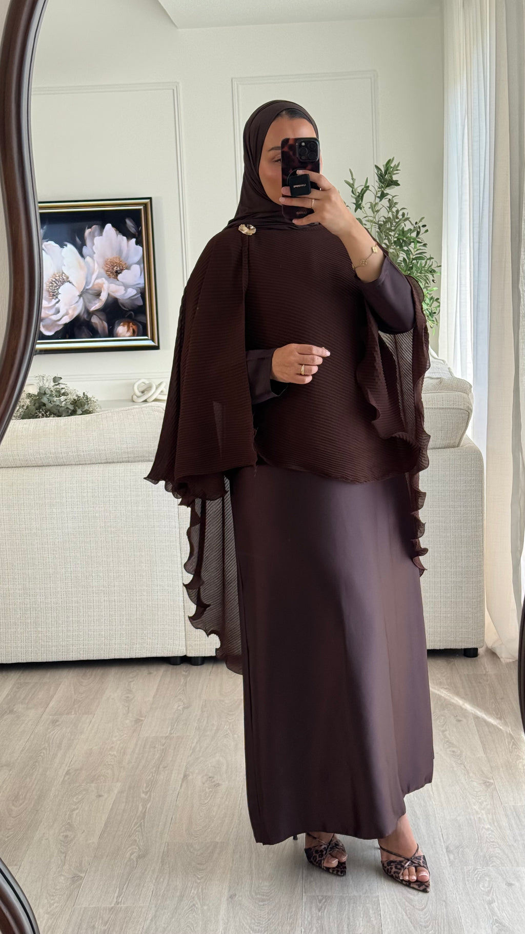 Ensemble Cape | Chocolat