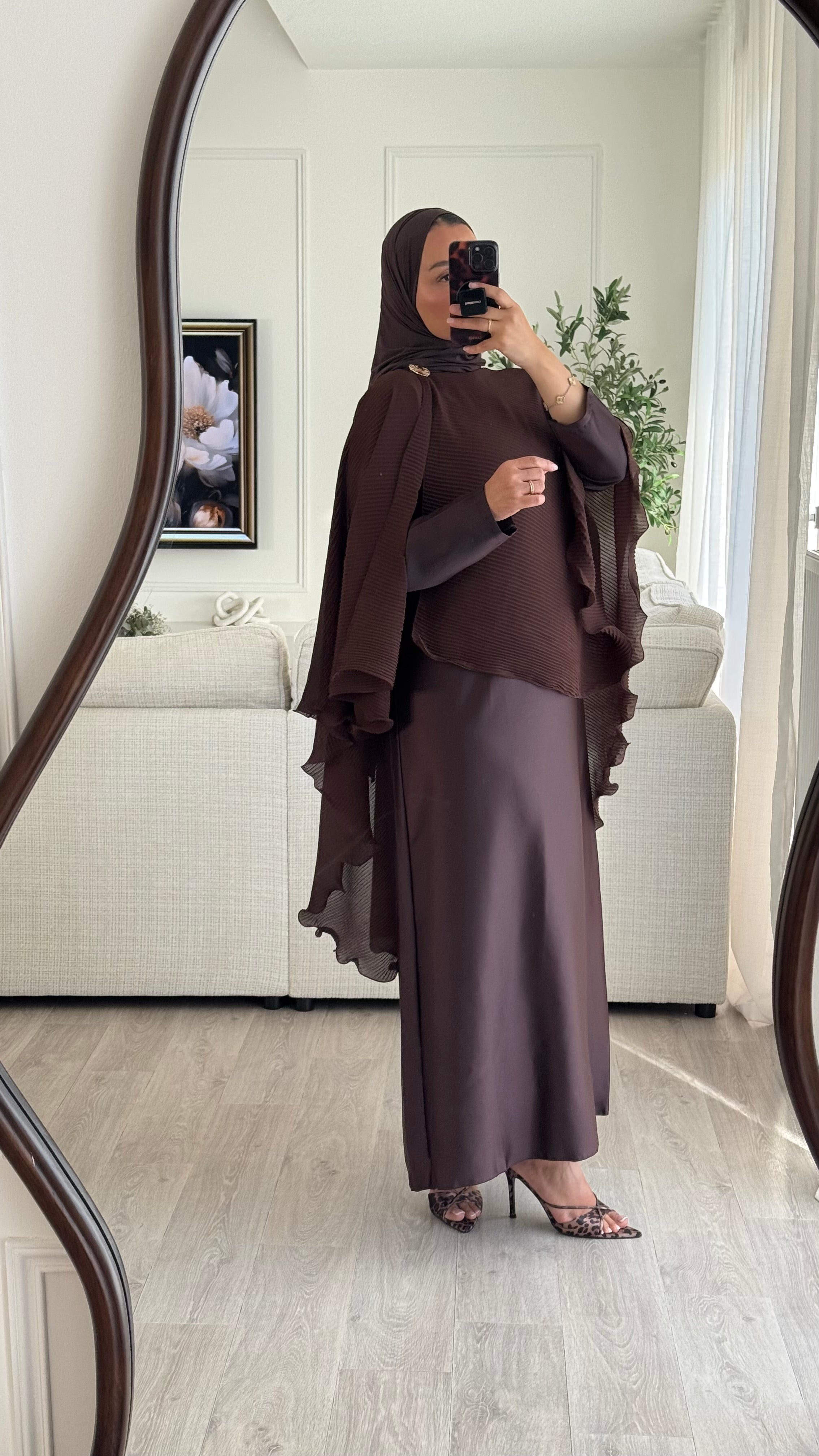 Ensemble Cape | Chocolat