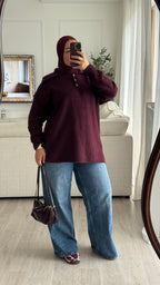 Pull Polo | Bordeaux