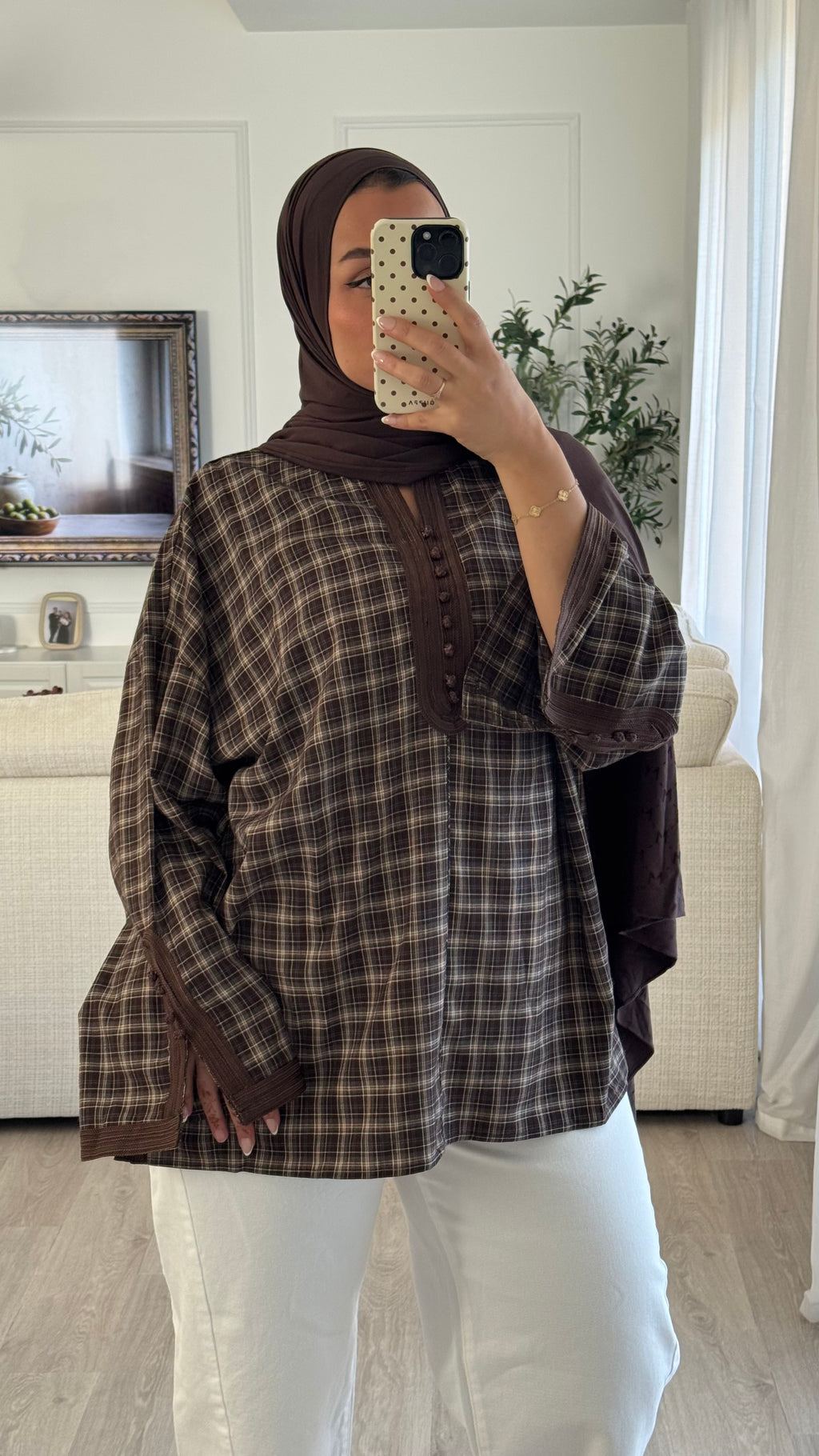Blouse Beldi | Chocolat