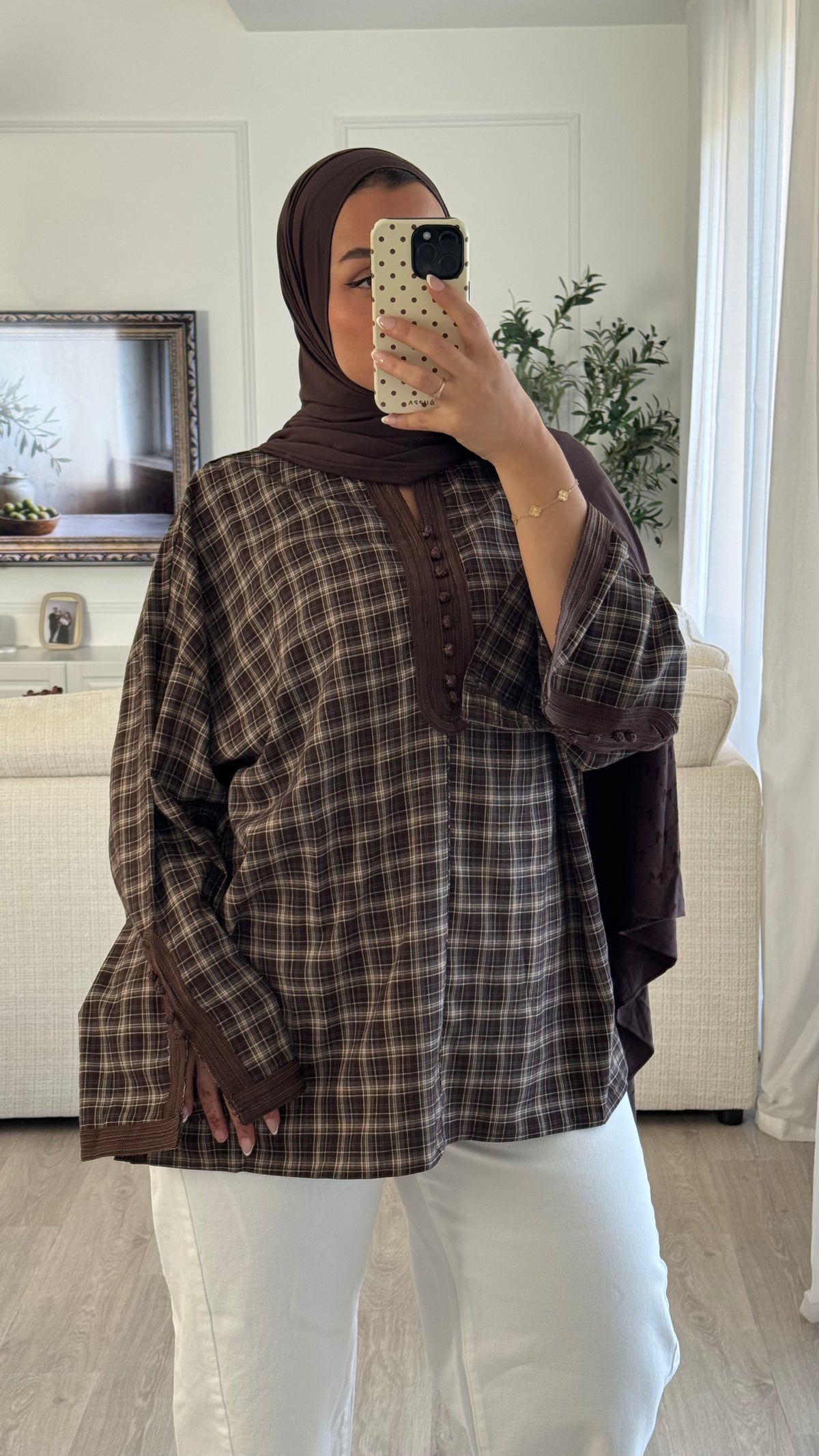 Blouse Beldi | Chocolat