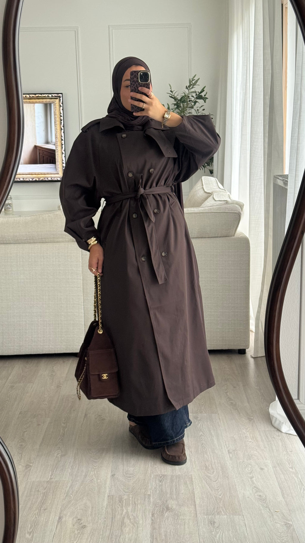 [ Premium] Trench Milano | Chocolat