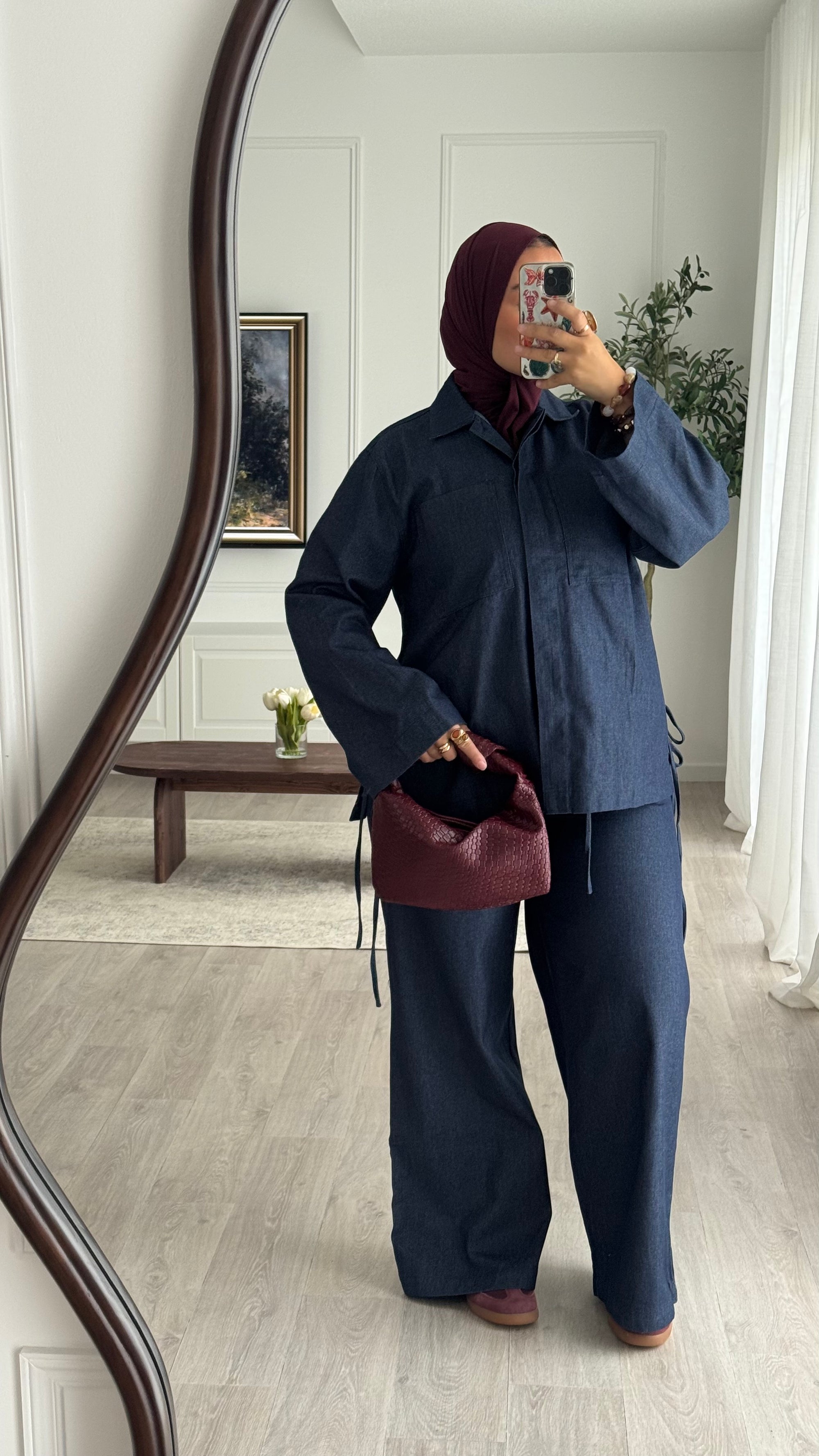 Ensemble Jeans oversize | Bleu
