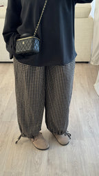 Pantalon Balloon à Carreaux