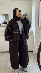 Veste oversize | Chocolat