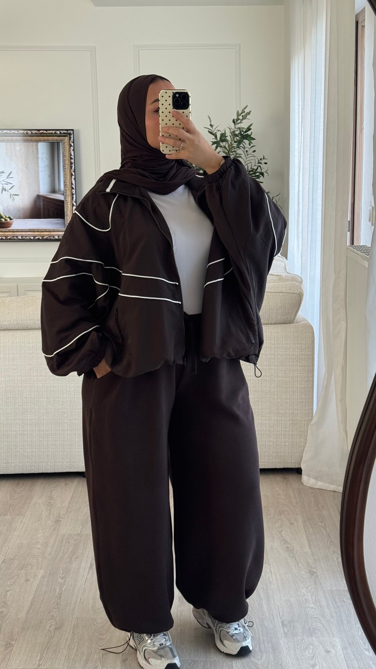 Veste oversize | Chocolat