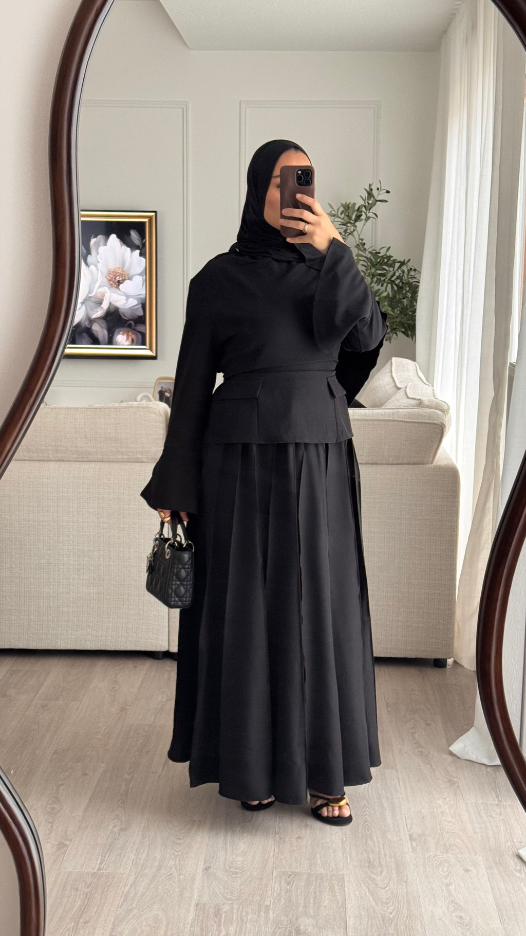 Ensemble jupe Carina | Noir [ PRÉCOMMANDE ]