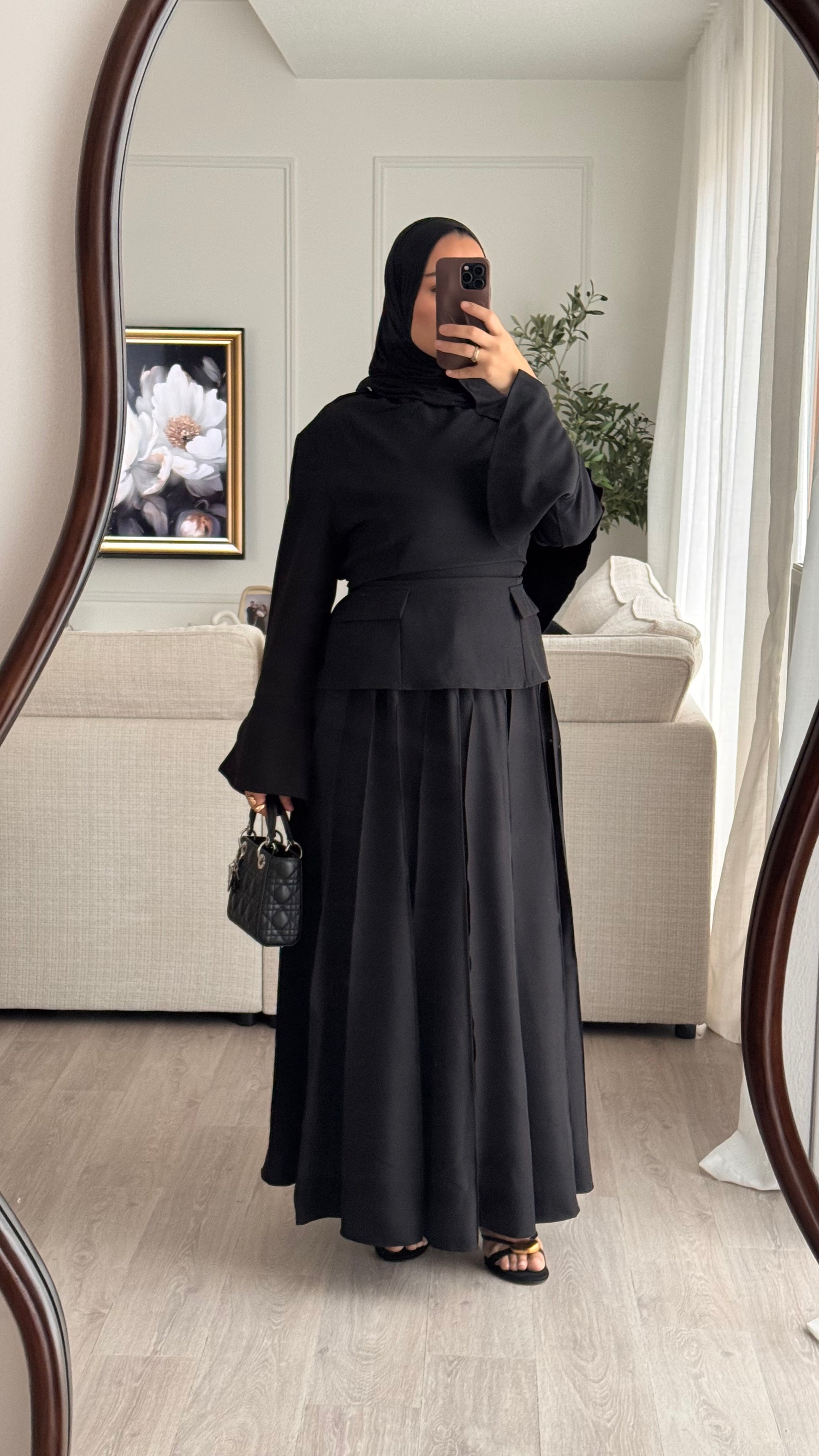 Ensemble jupe Carina | Noir [ PRÉCOMMANDE ]