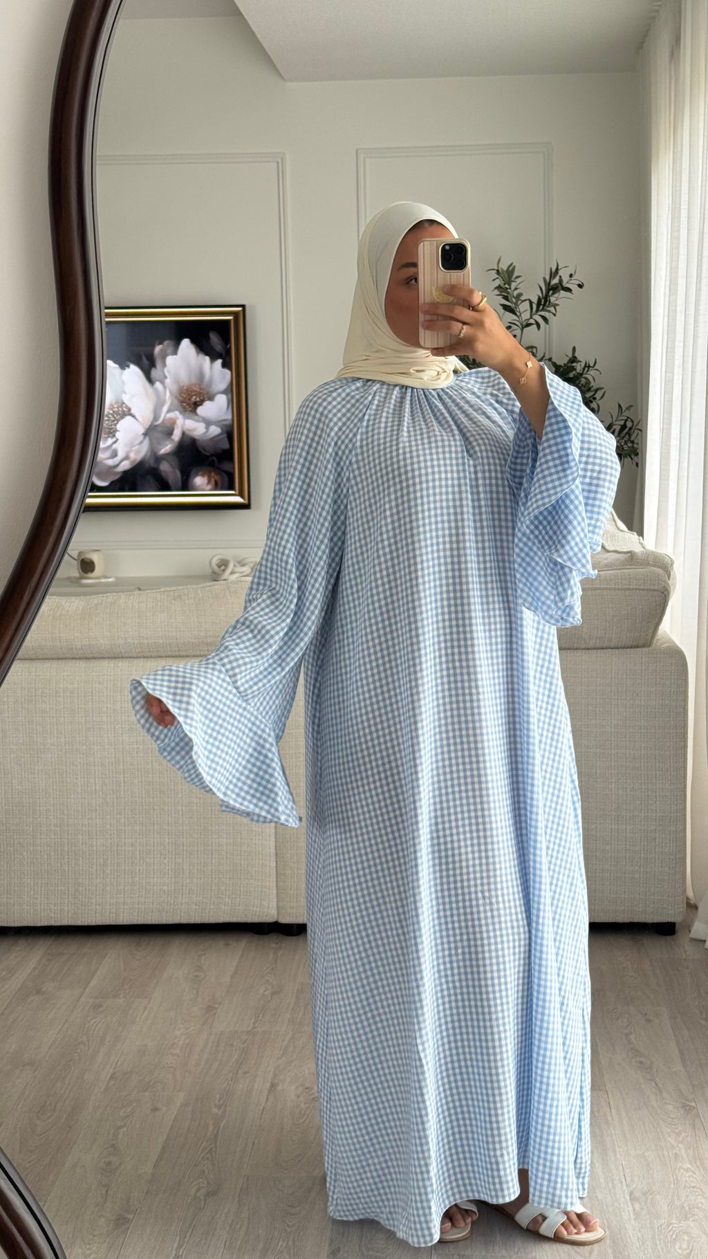 Robe Vichy | Bleu