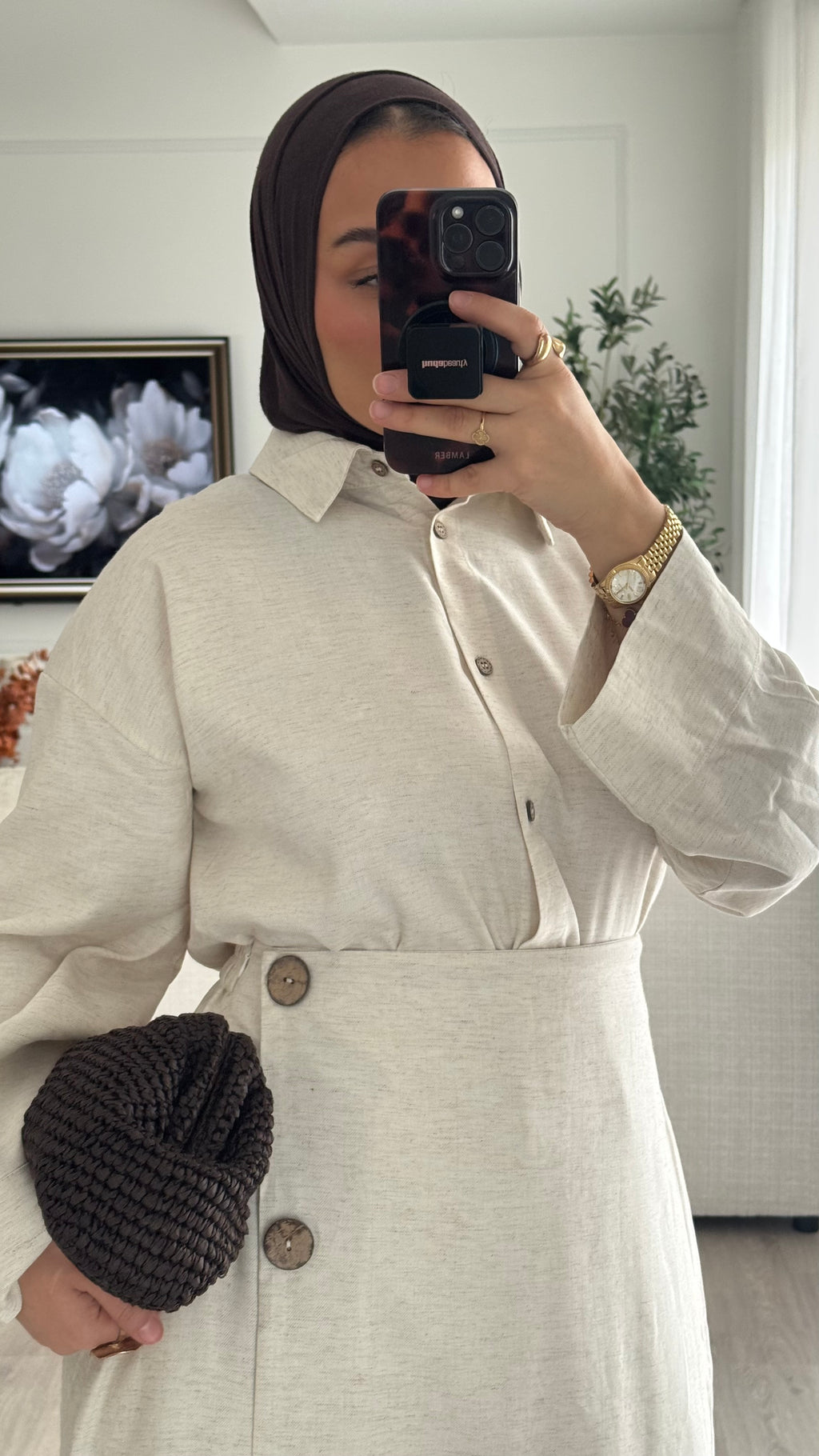 Ensemble Jupe | Lin Beige