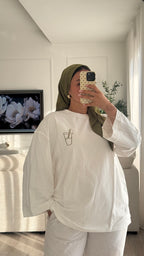 T-Shirt Matcha | Blanc