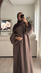 Robe Qamar | Taupe