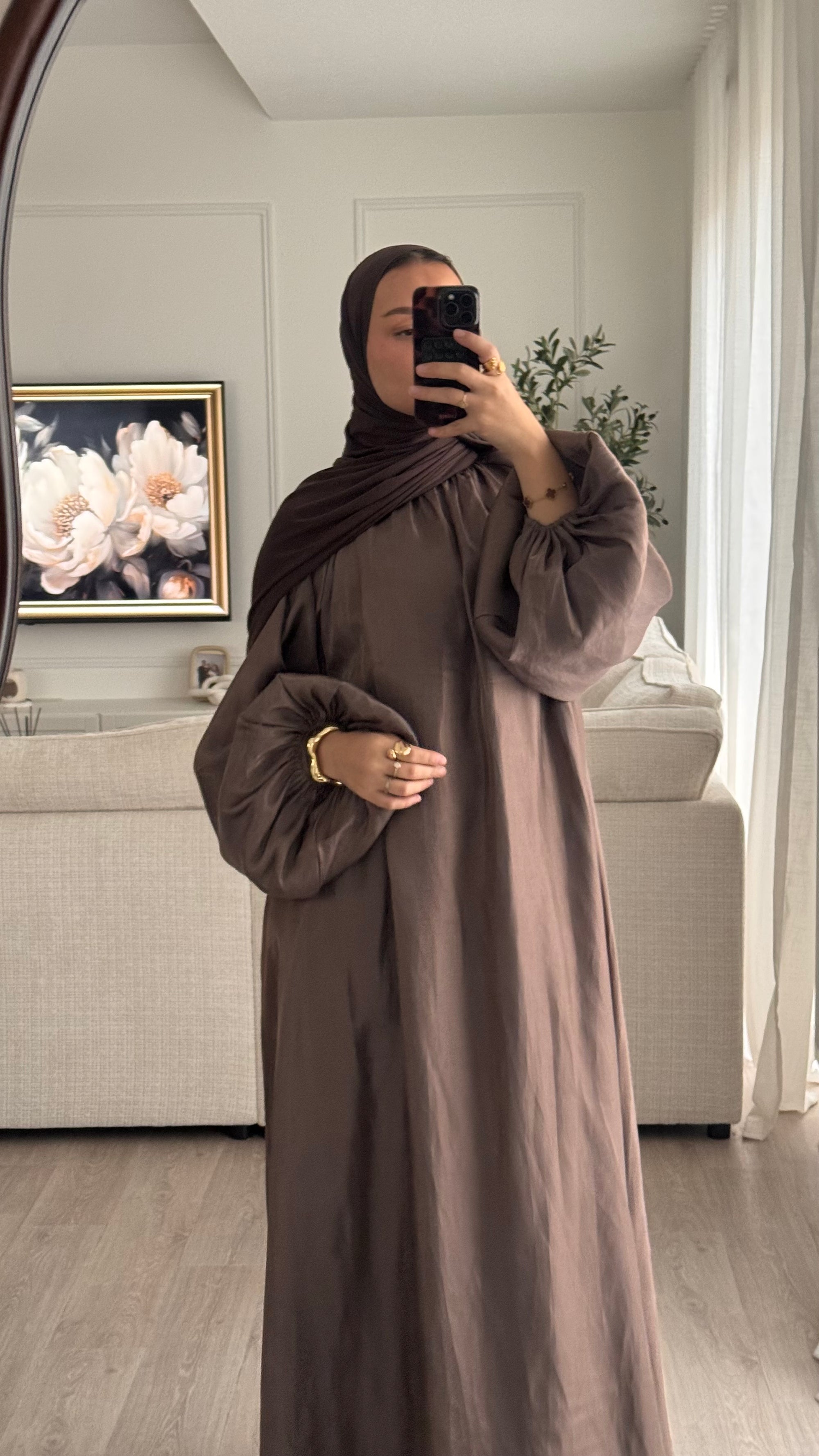 Robe Qamar | Taupe