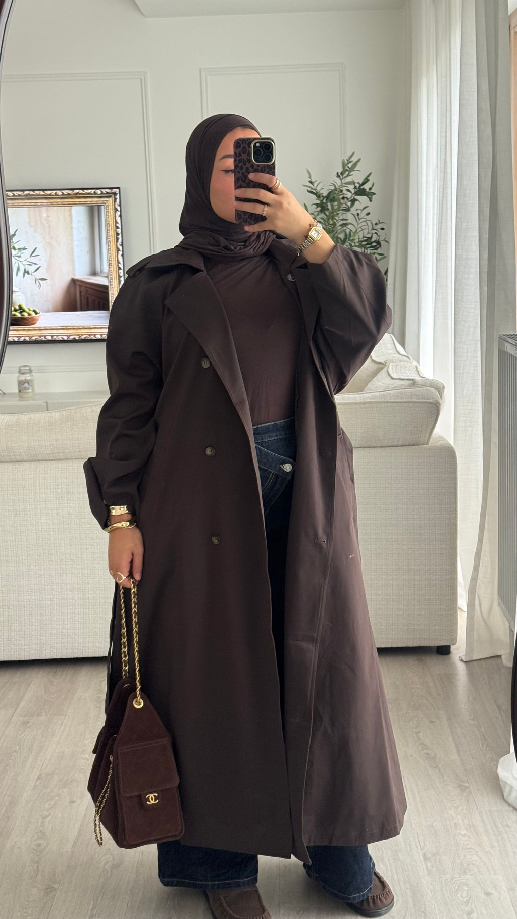 [ Premium] Trench Milano | Chocolat