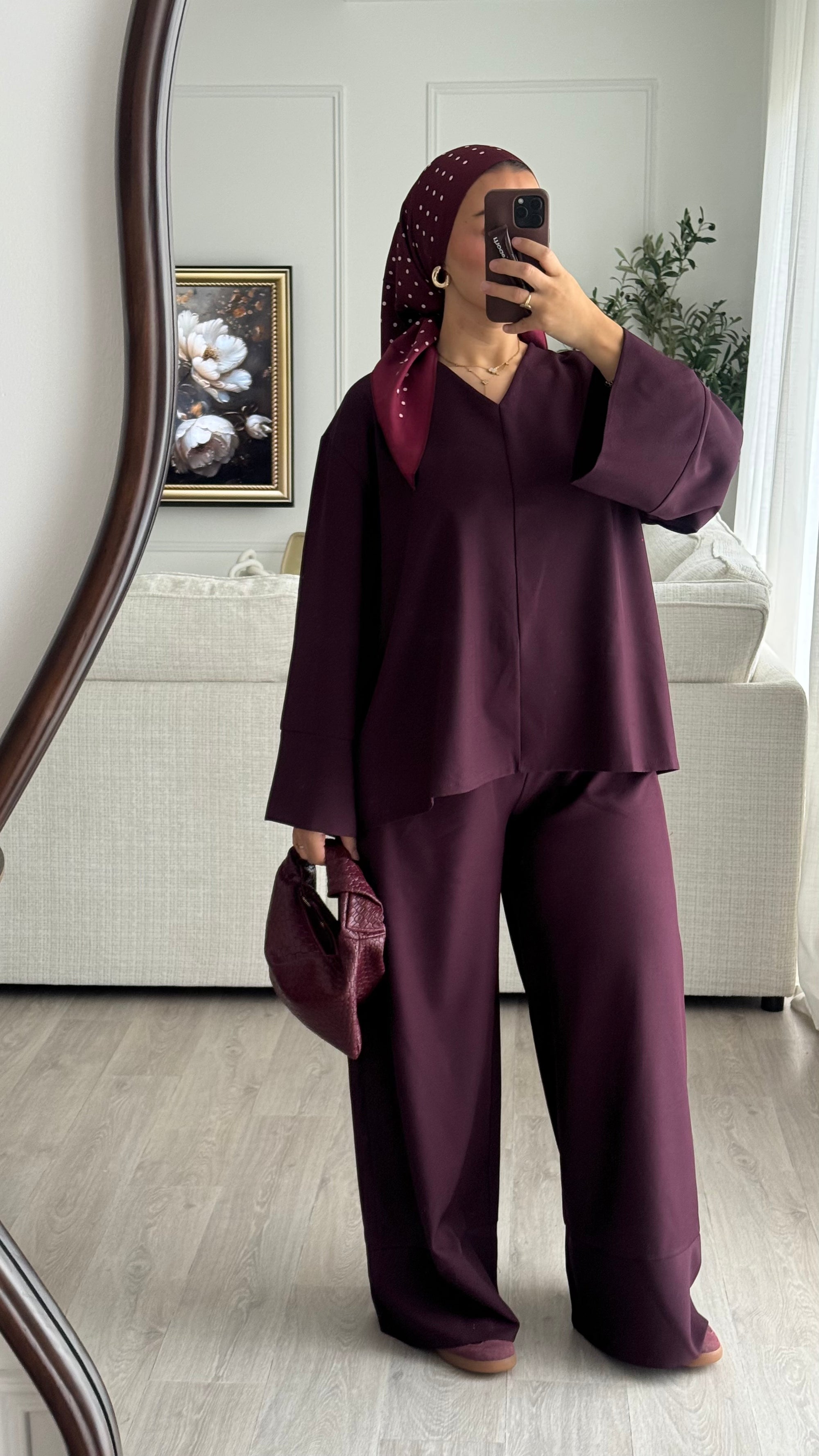Ensemble Noor | Burgundy