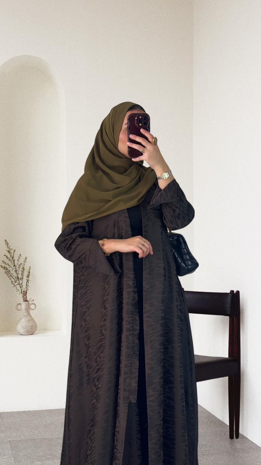 Abaya Zayrah kaki