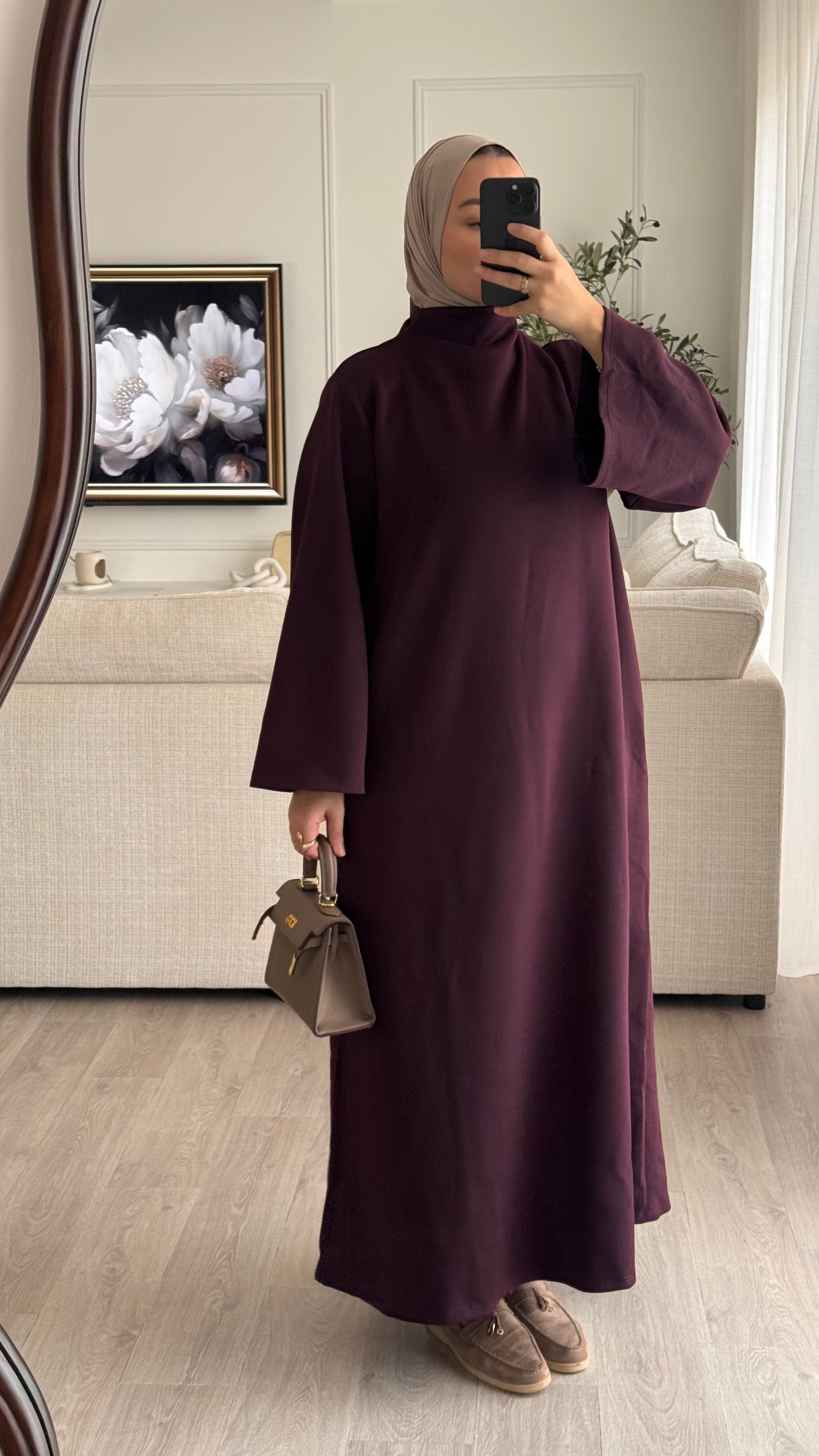 Robe épaisse | Burgundy