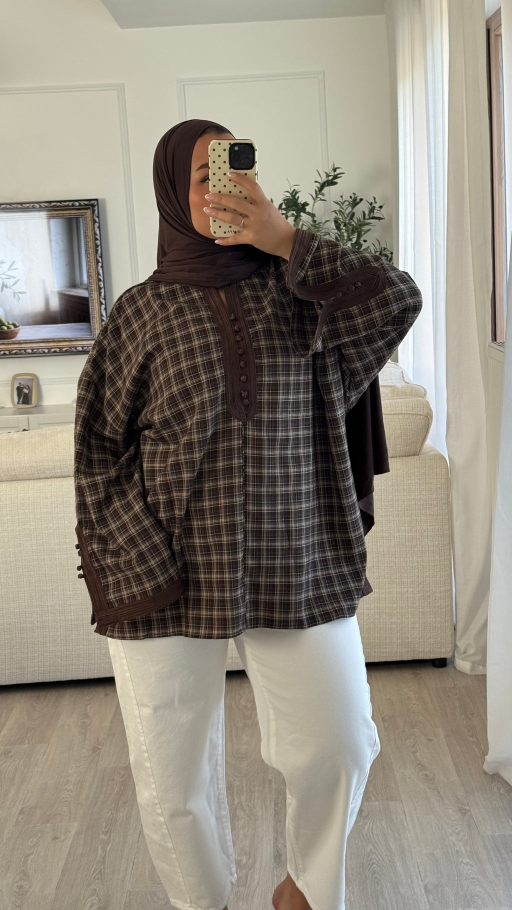 Blouse Beldi | Chocolat