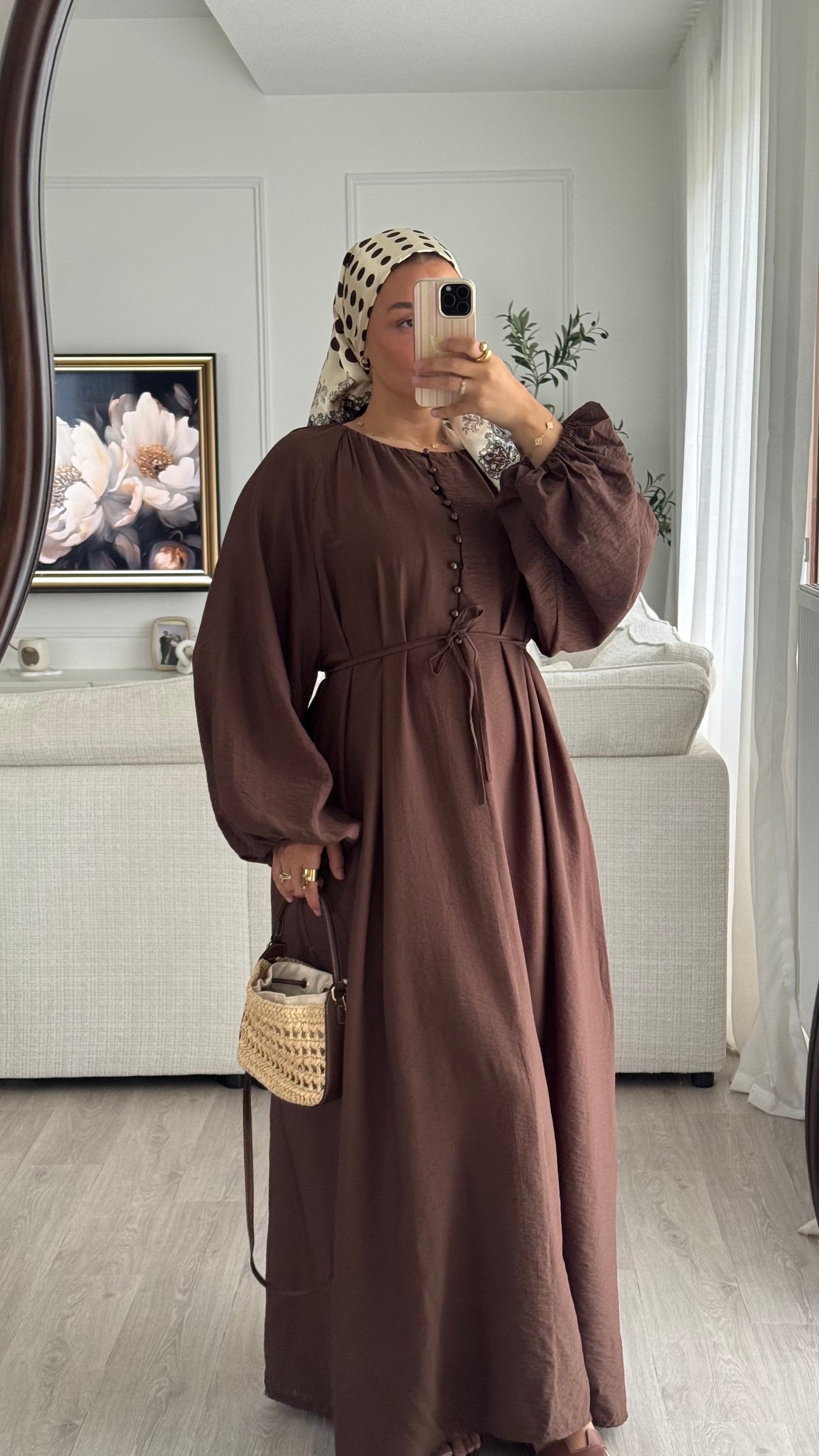 Robe Aya | Marron