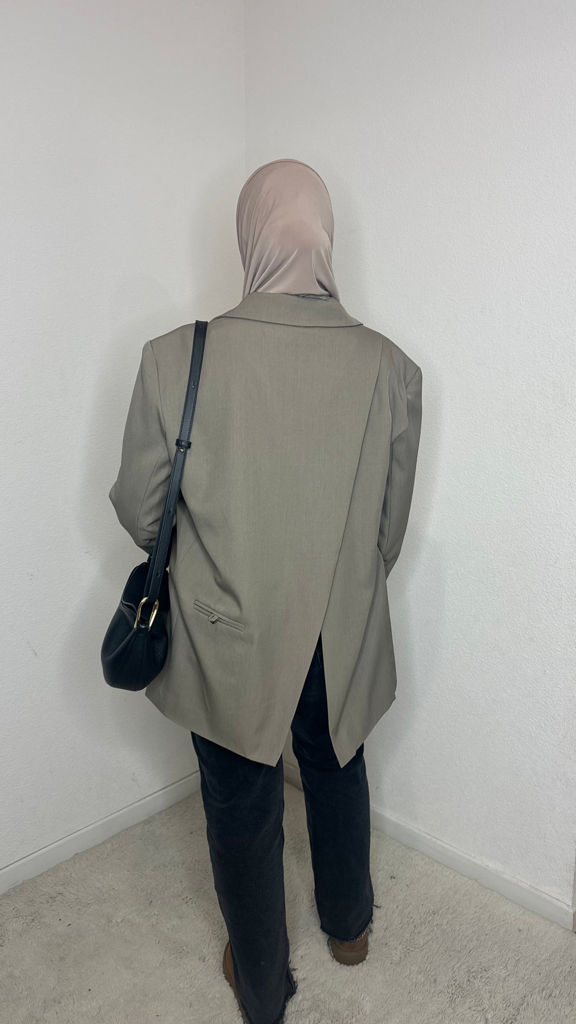 Blazer Kylie à fentes Chocolat