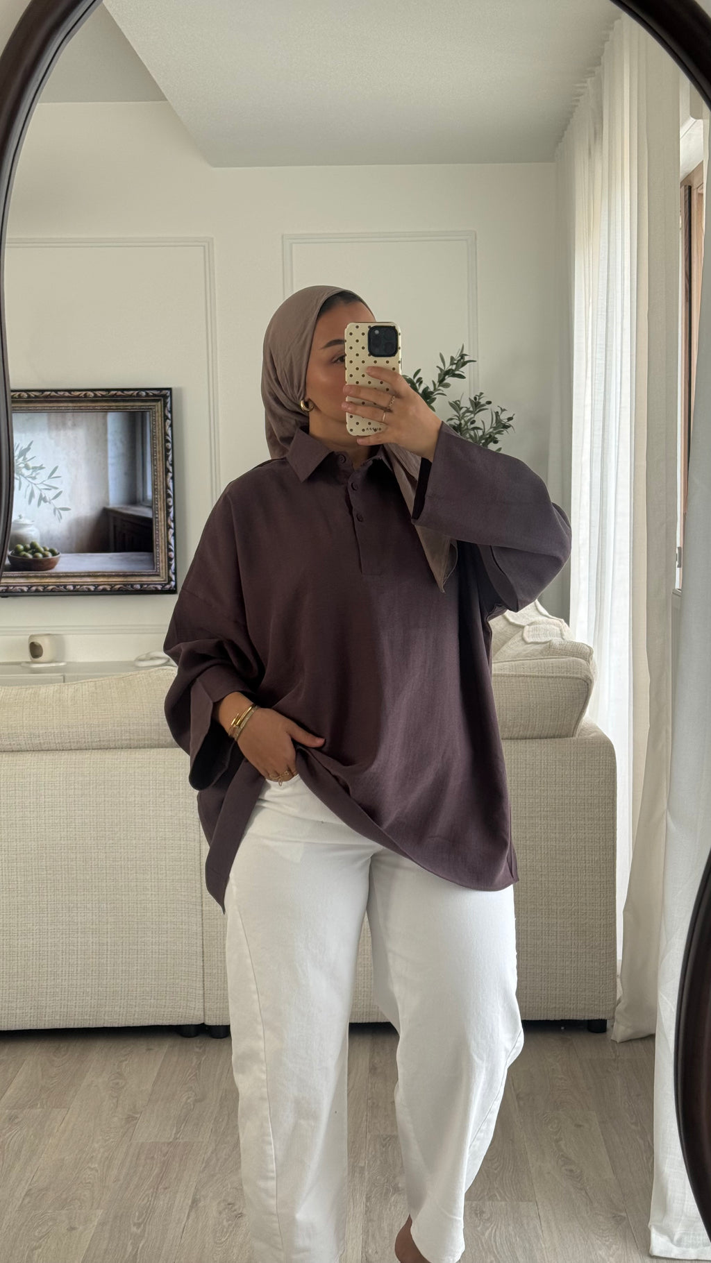 Polo Oversize | parme