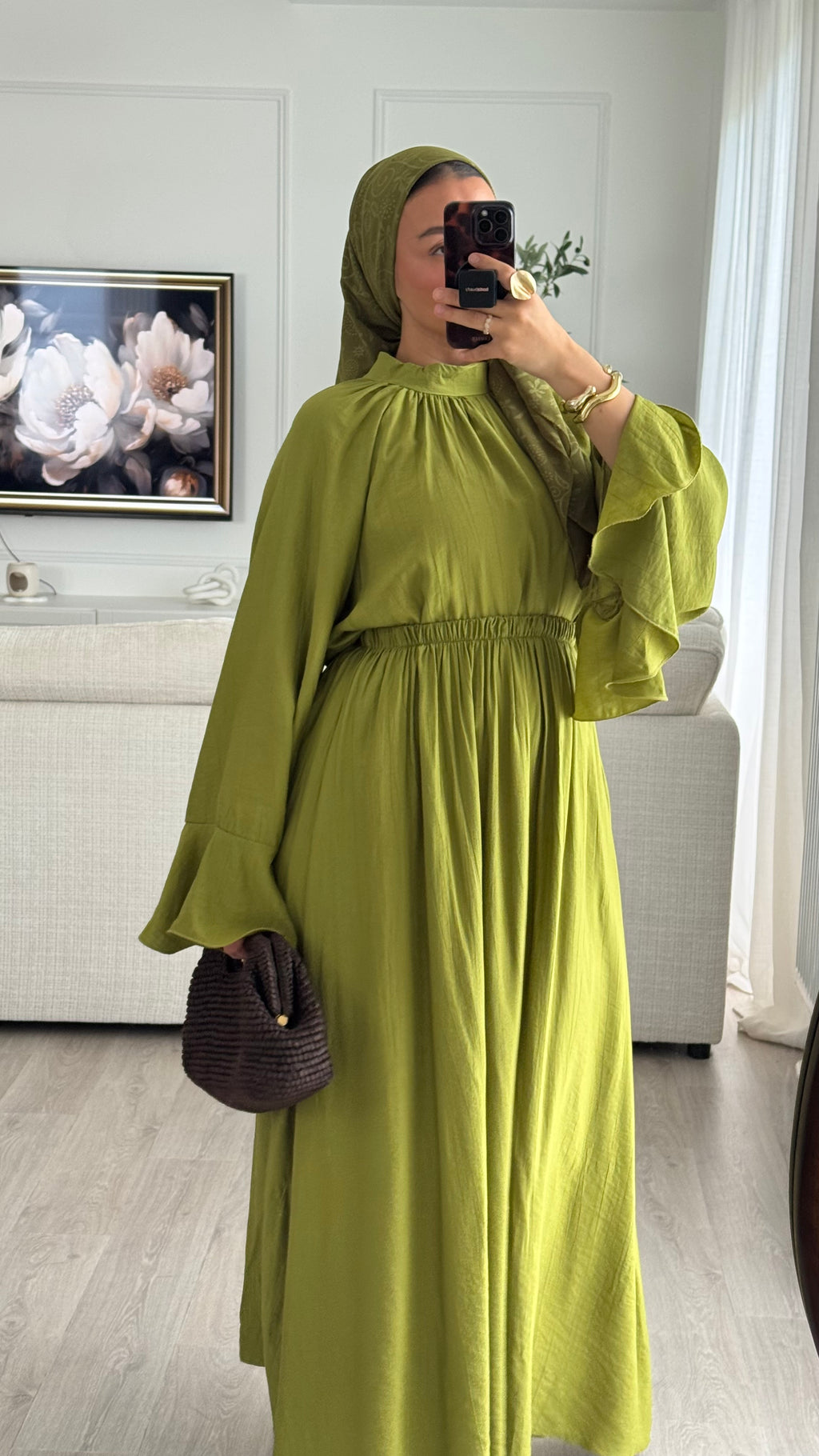 Ensemble à volant | Vert