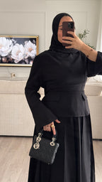 Ensemble jupe Carina | Noir [ PRÉCOMMANDE ]