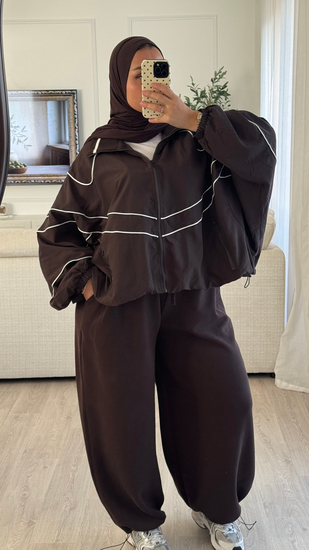 Veste oversize | Chocolat