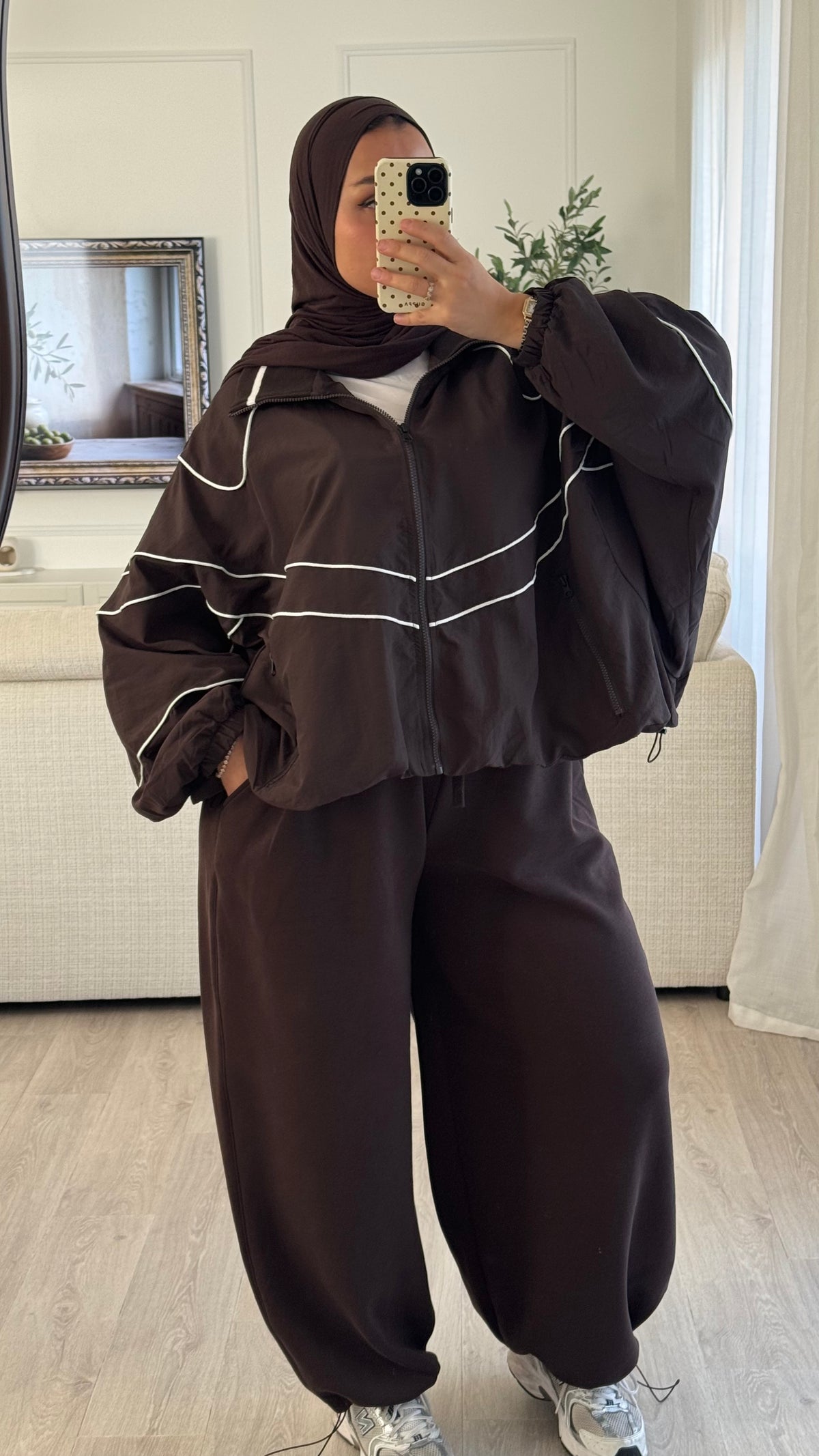 Veste oversize | Chocolat