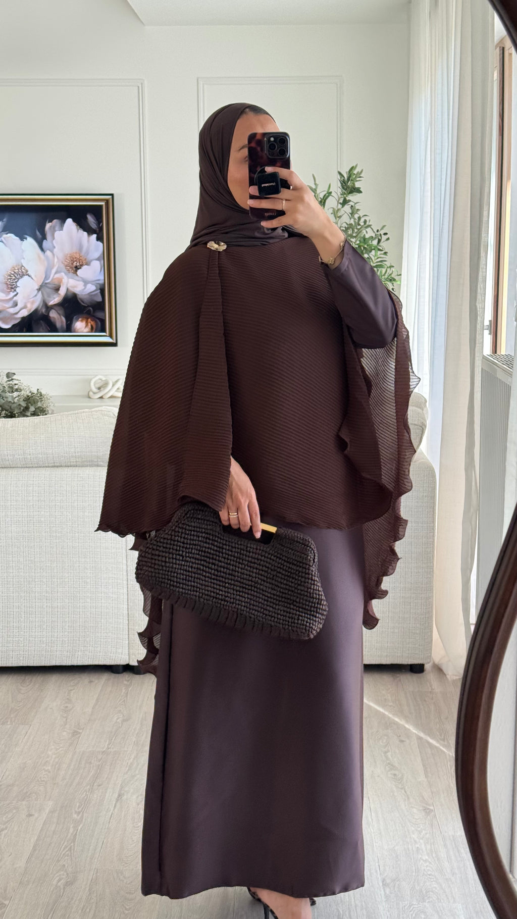 Ensemble Cape | Chocolat