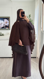 Ensemble Cape | Chocolat
