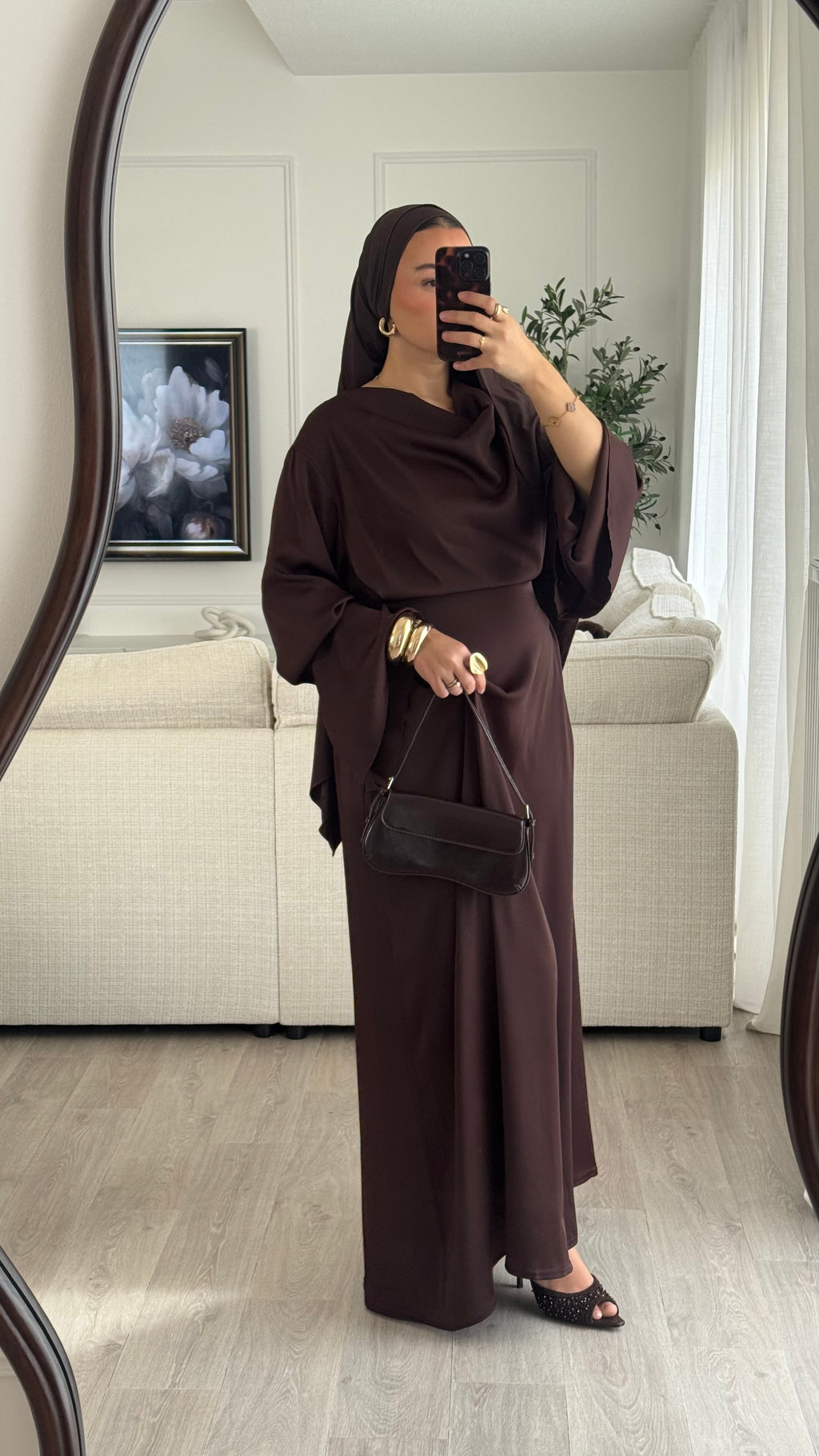 Robe Aseel | Chocolat