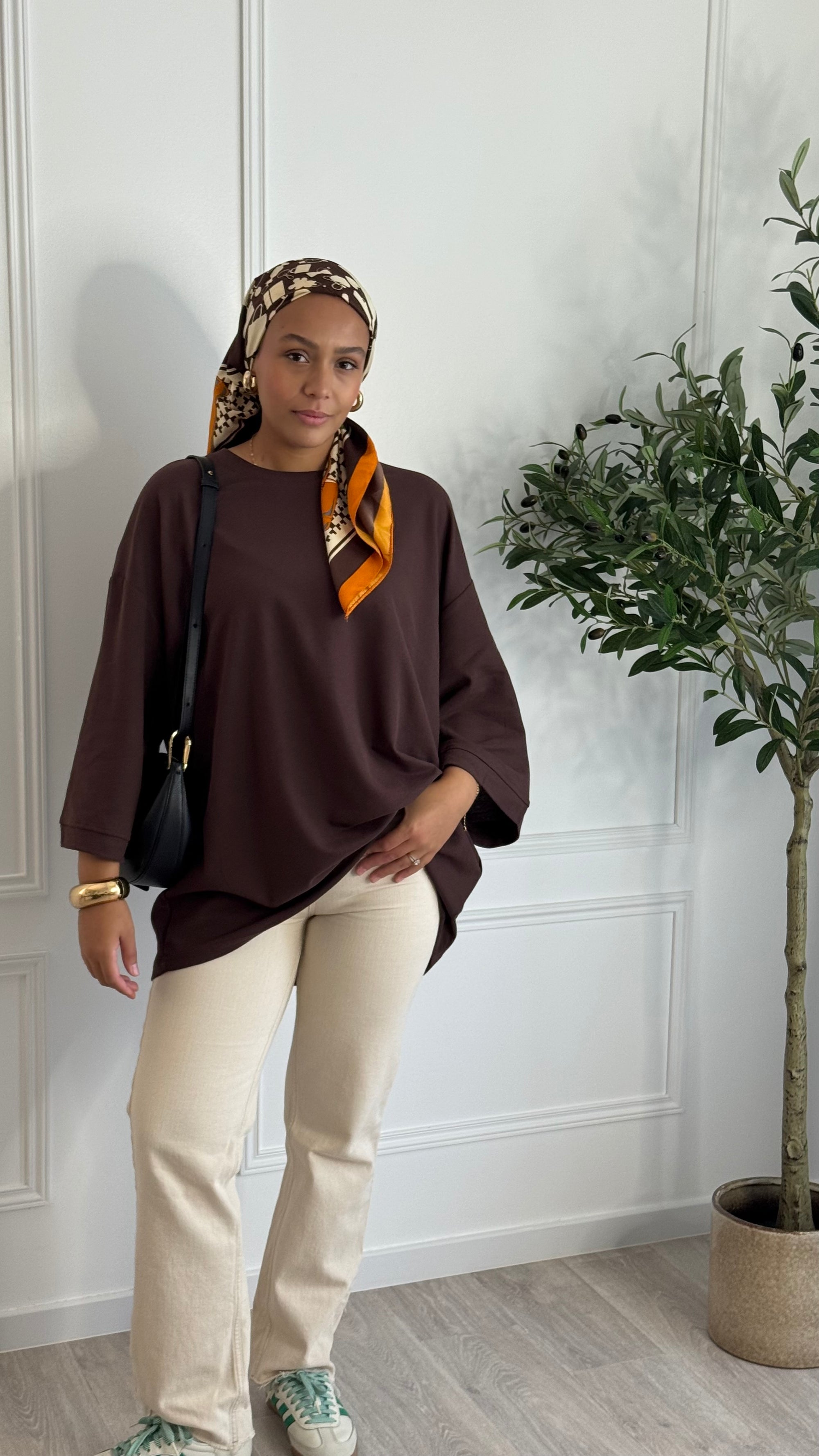 T-Shirt oversize l Chocolat