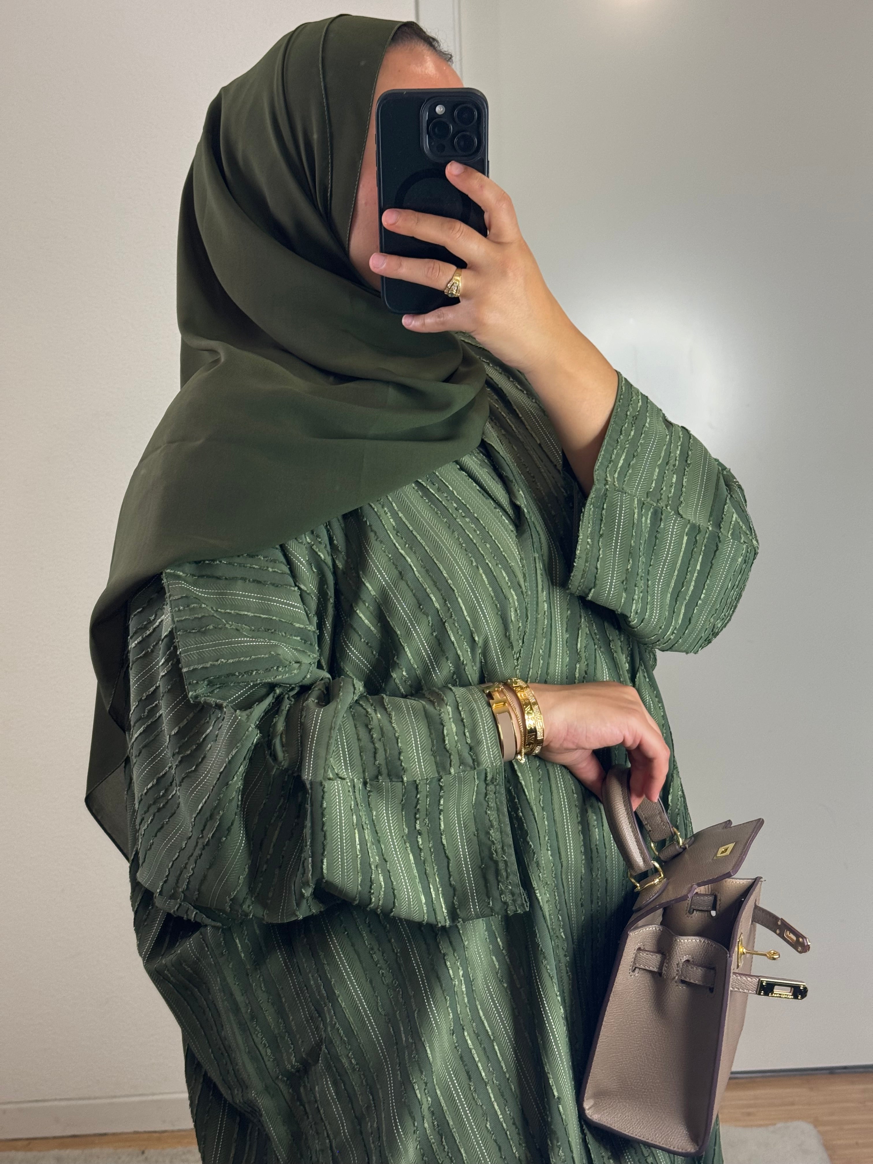 Abaya Areej Vert