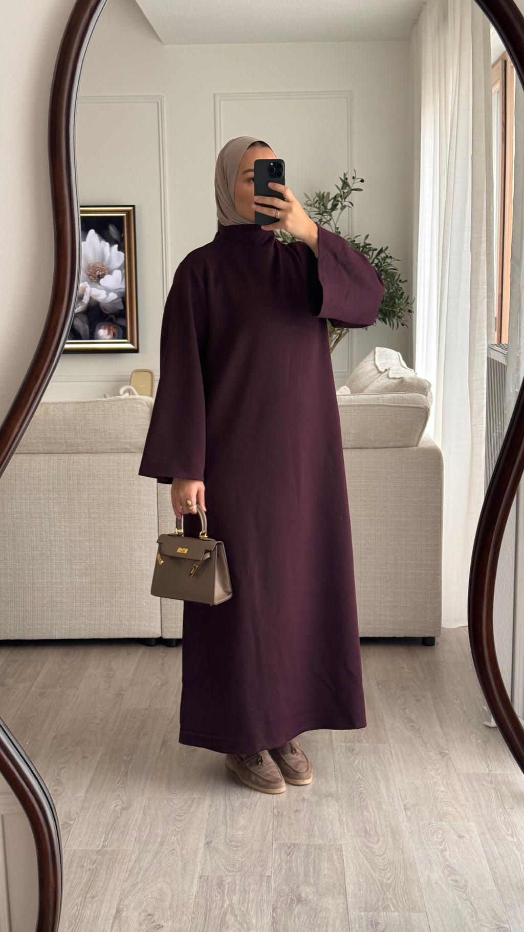 Robe épaisse | Burgundy