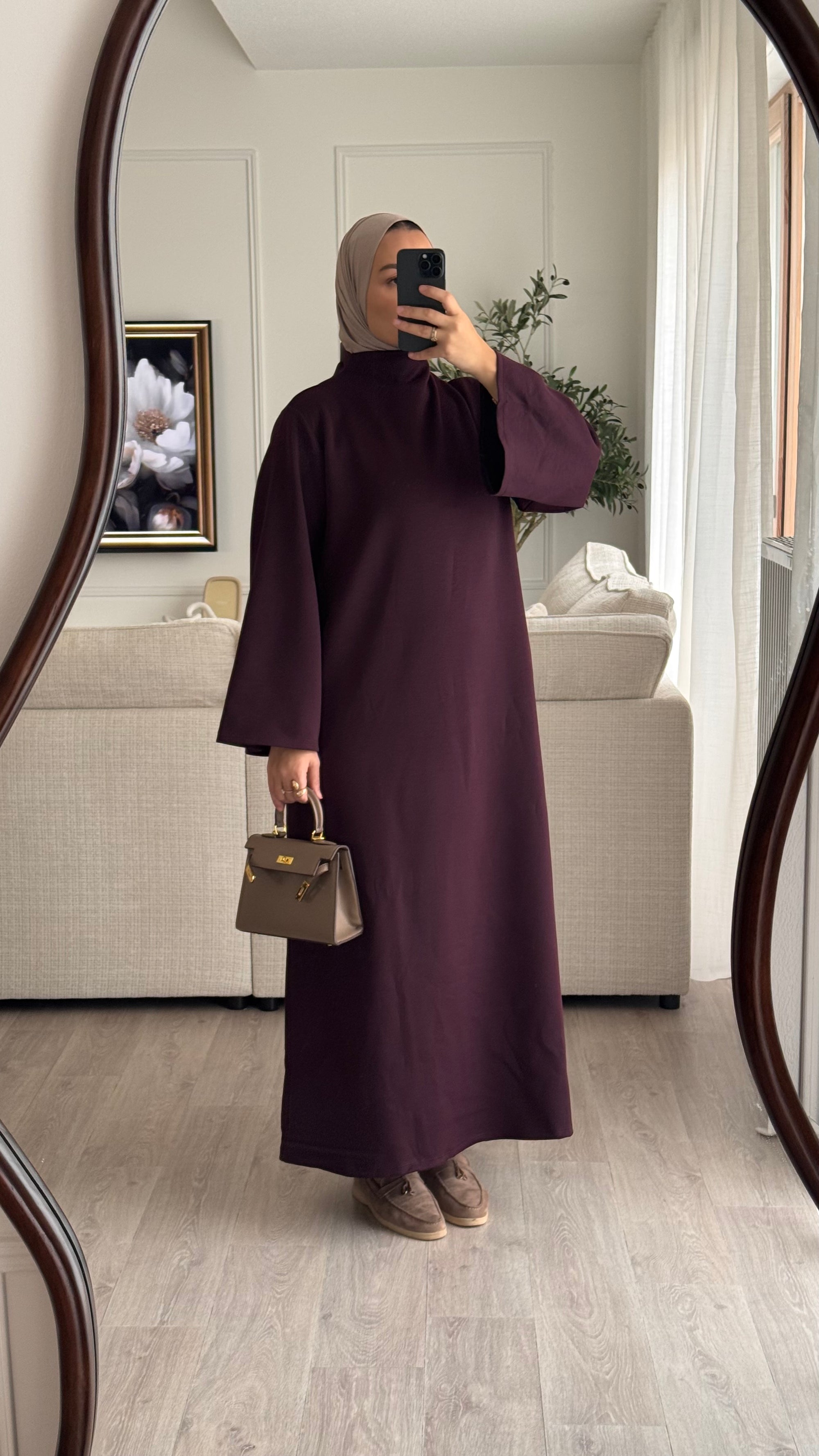 Robe épaisse | Burgundy