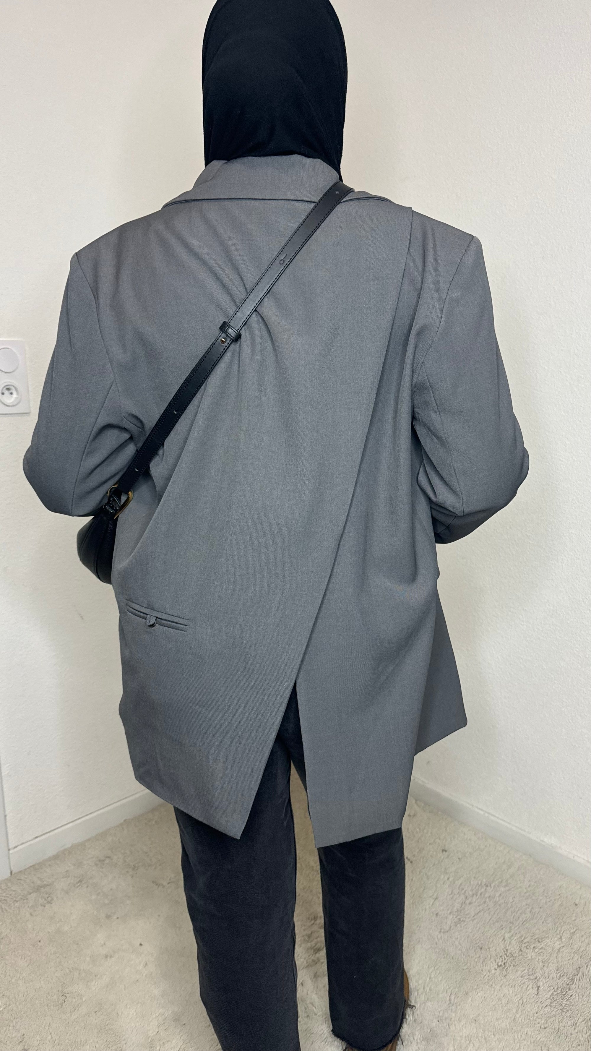 Blazer Kylie à fentes Chocolat