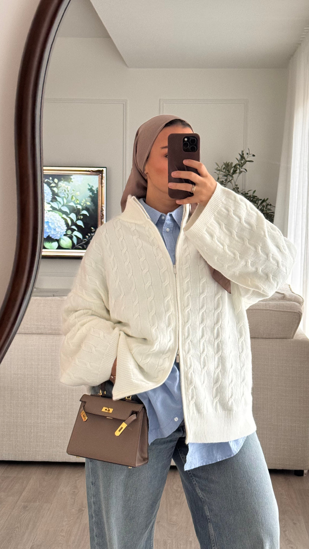 Gilet torsadée | écru [ EXPÉDITION LE 13/02]