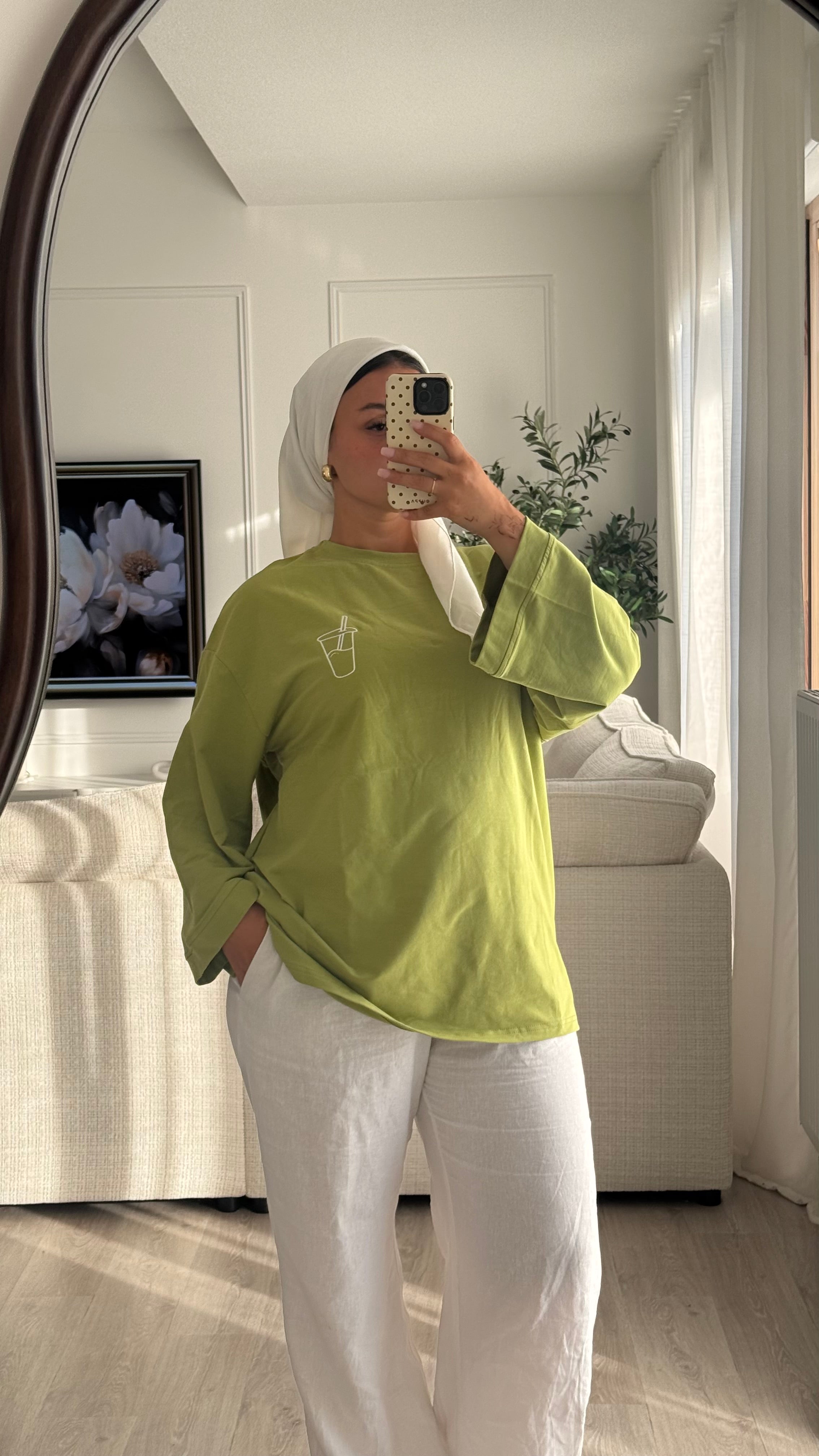 T-Shirt Matcha | Vert