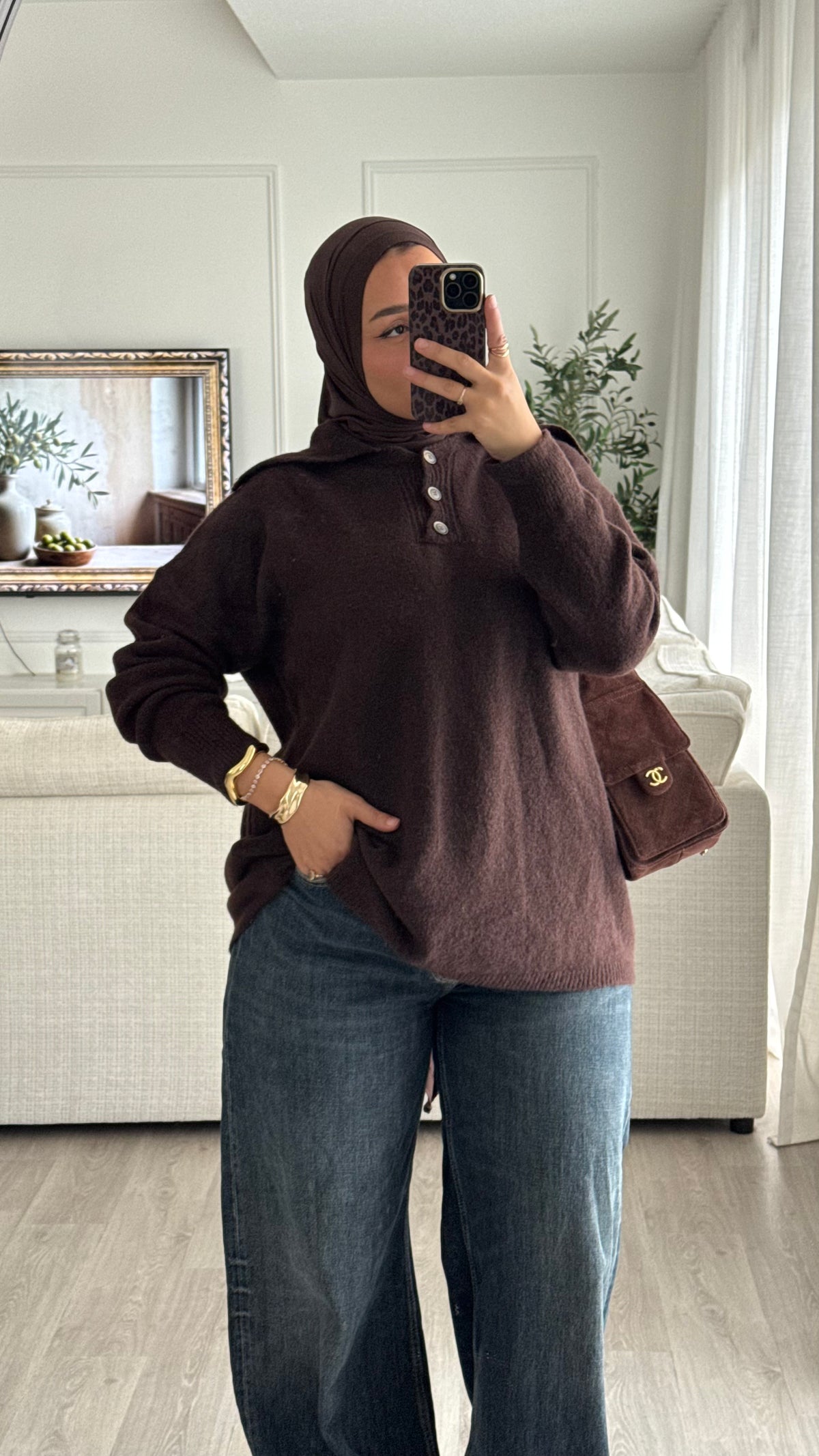 Pull Polo | Chocolat