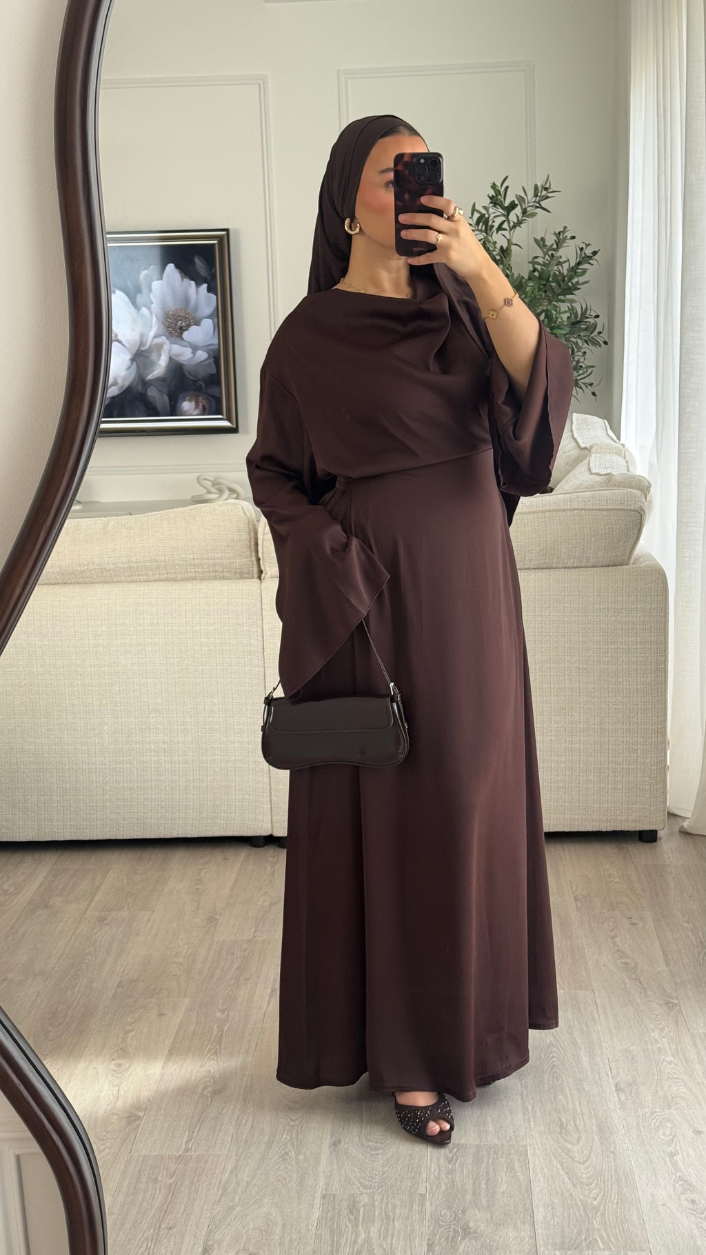 Robe Aseel | Chocolat