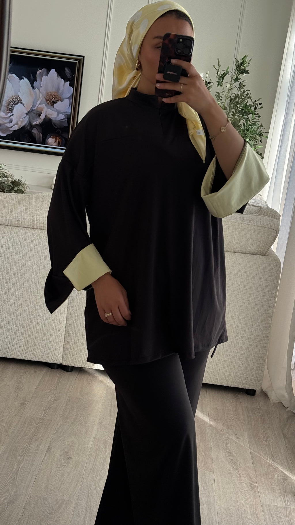 Burkini Lycia | Noir - Jaune