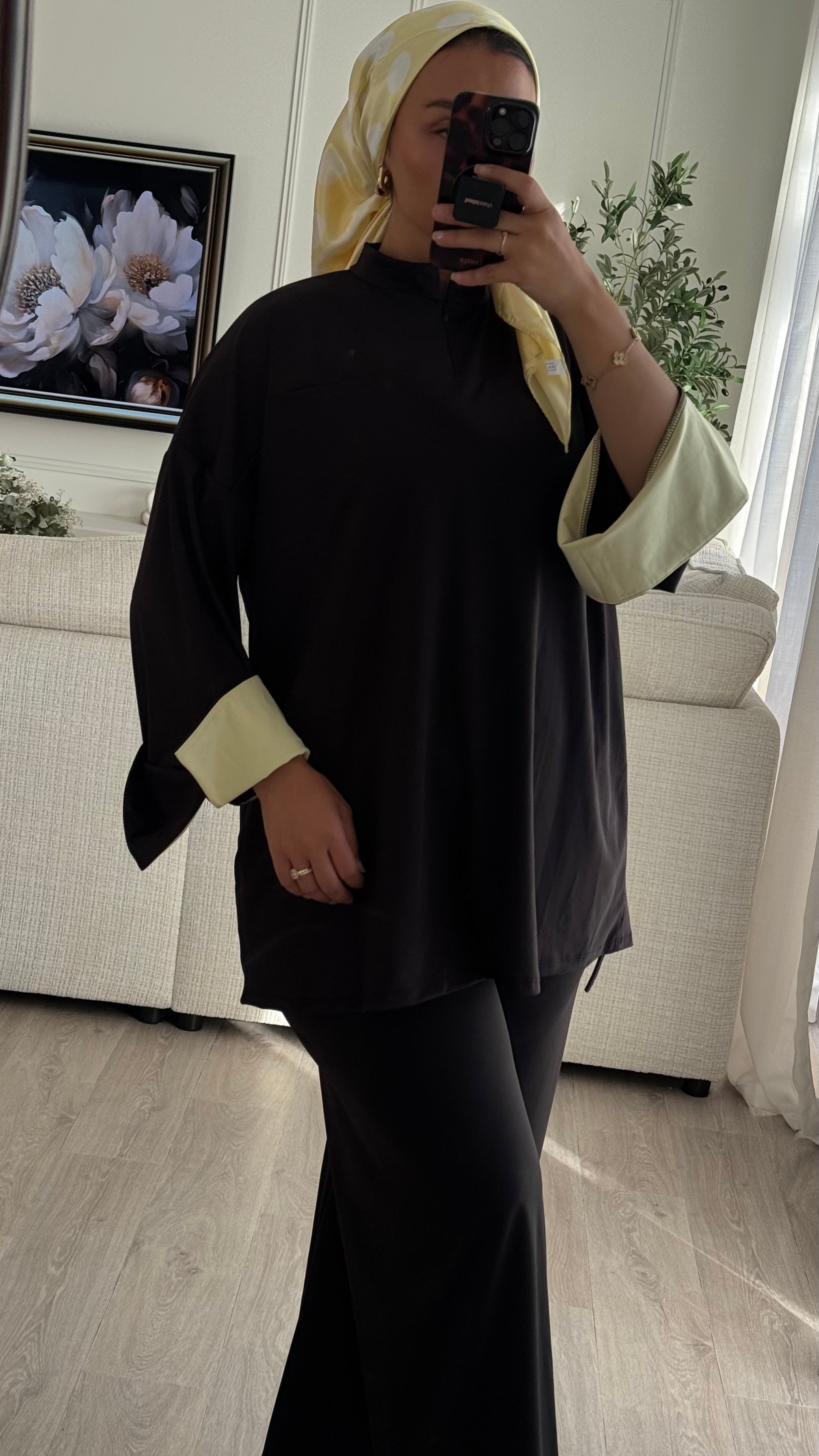 Burkini Lycia | Noir - Jaune