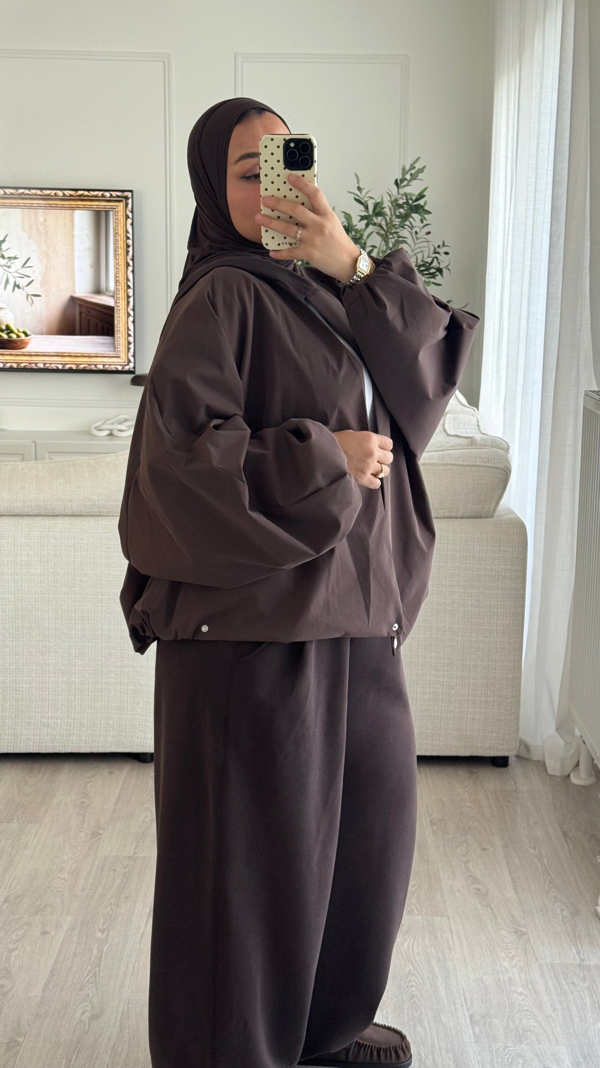 Veste Zahra | Chocolat