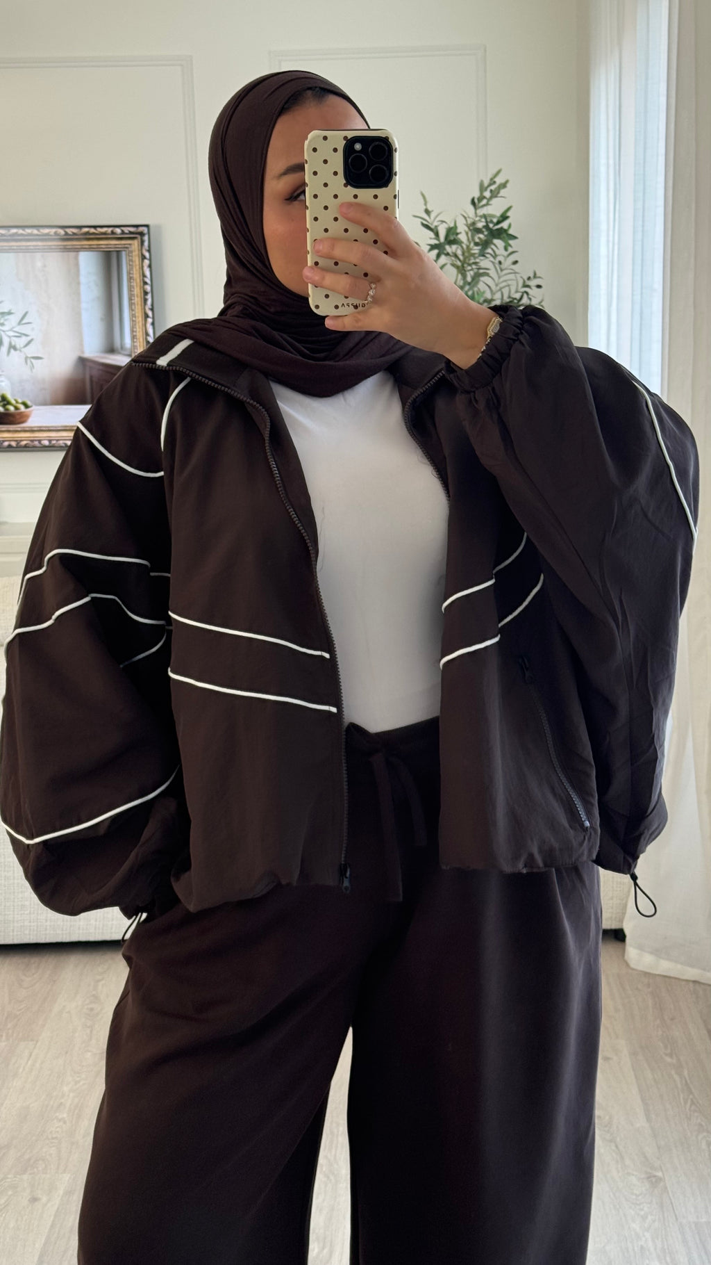 Veste oversize | Chocolat