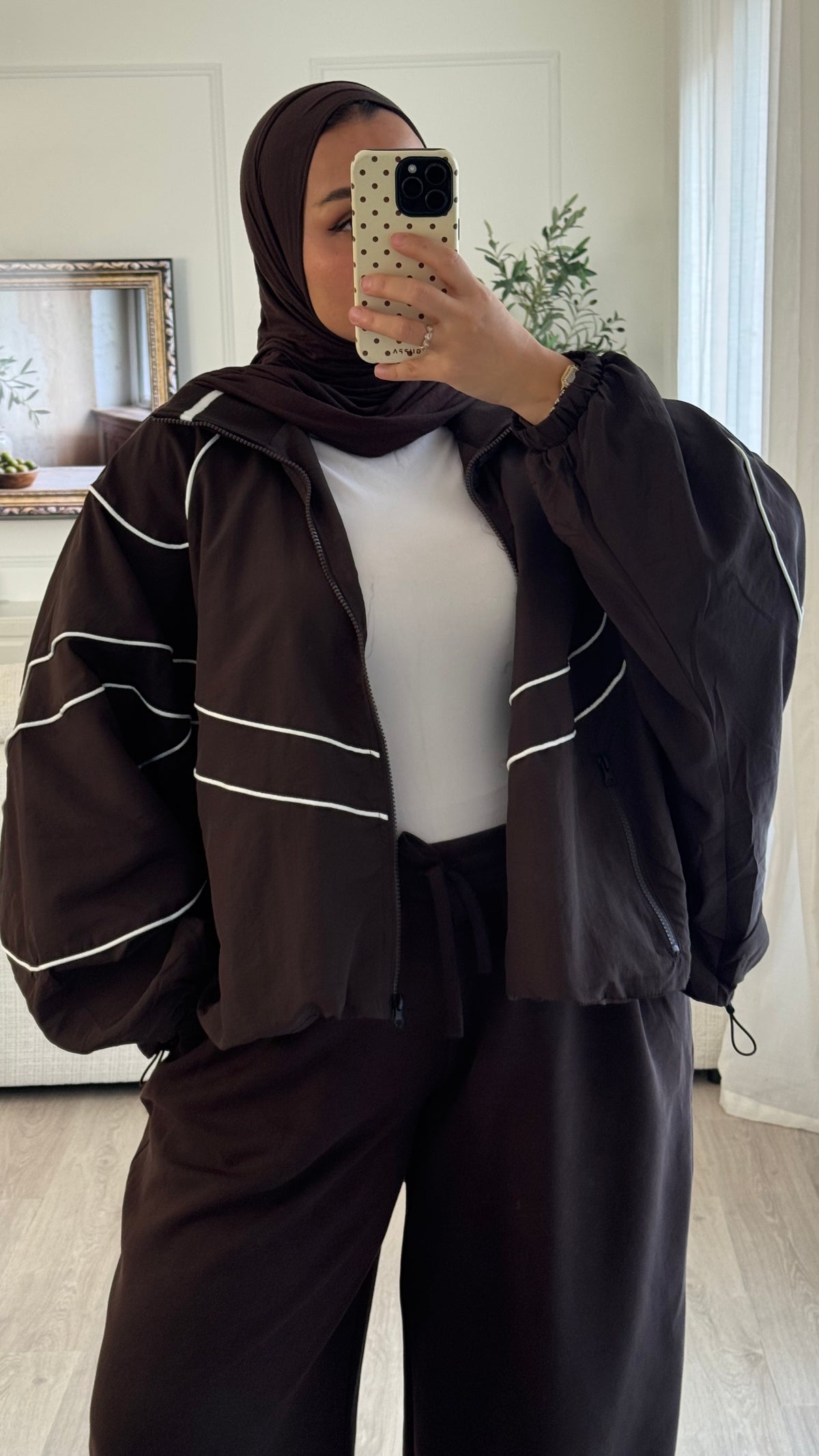 Veste oversize | Chocolat