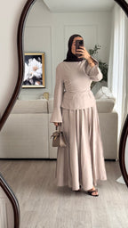 Ensemble jupe Carina | Taupe